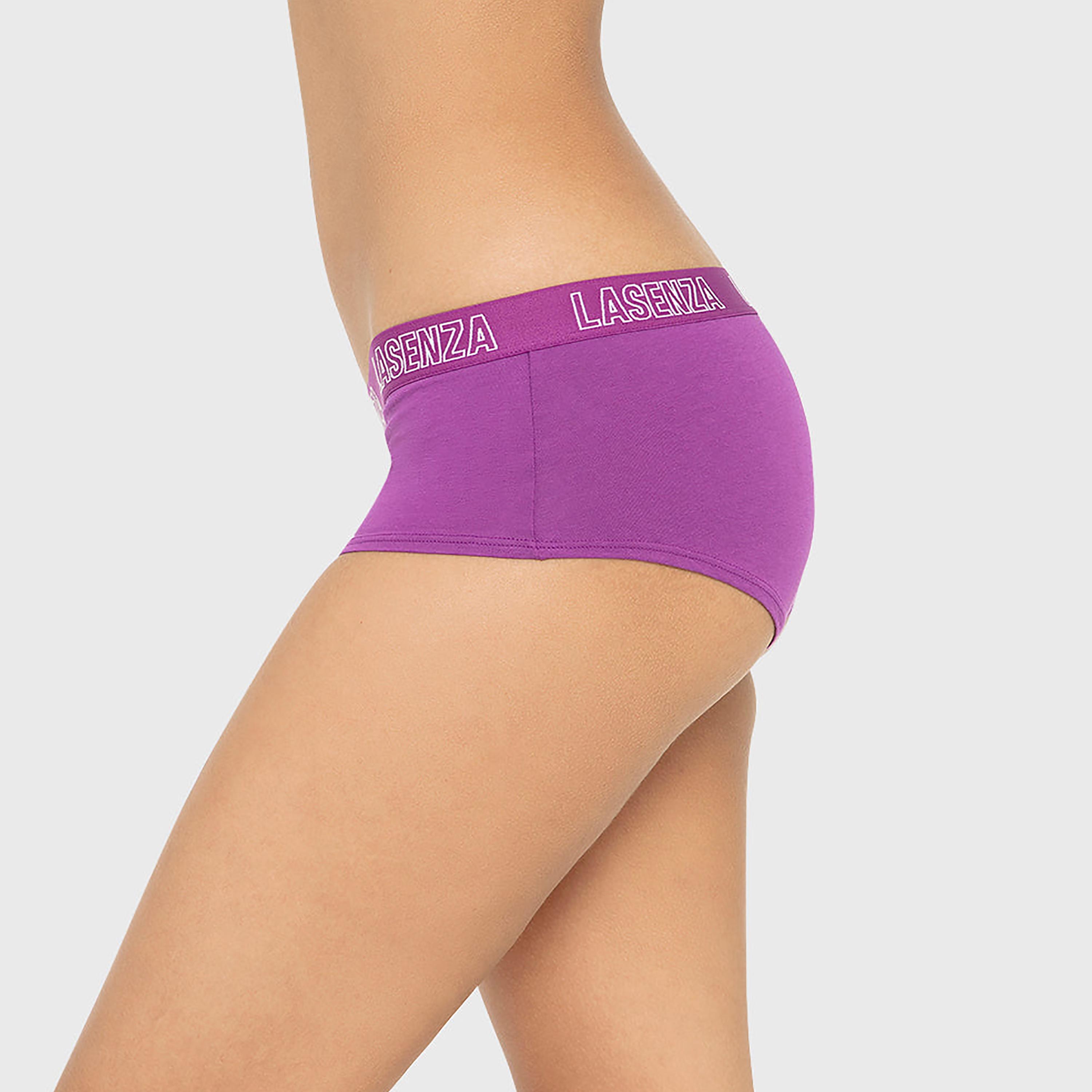 ملابس داخلية نسائية بوي شورت تغطية كاملة قطن من لا سينزا-women-clothing-lingerie-panties-image-36