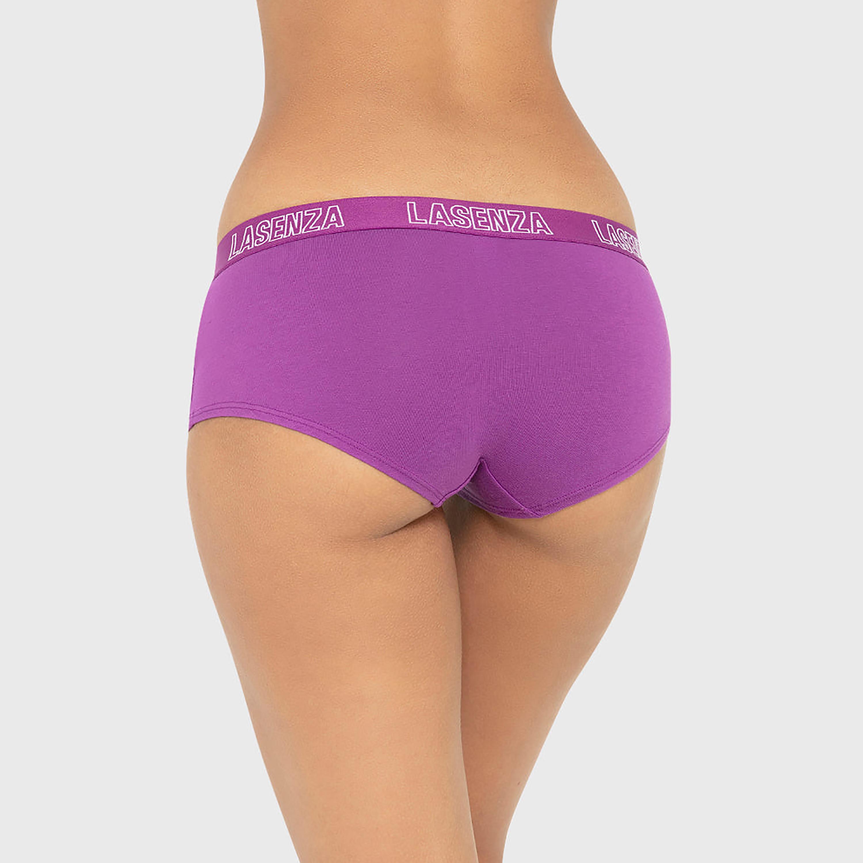 ملابس داخلية نسائية بوي شورت تغطية كاملة قطن من لا سينزا-women-clothing-lingerie-panties-image-37