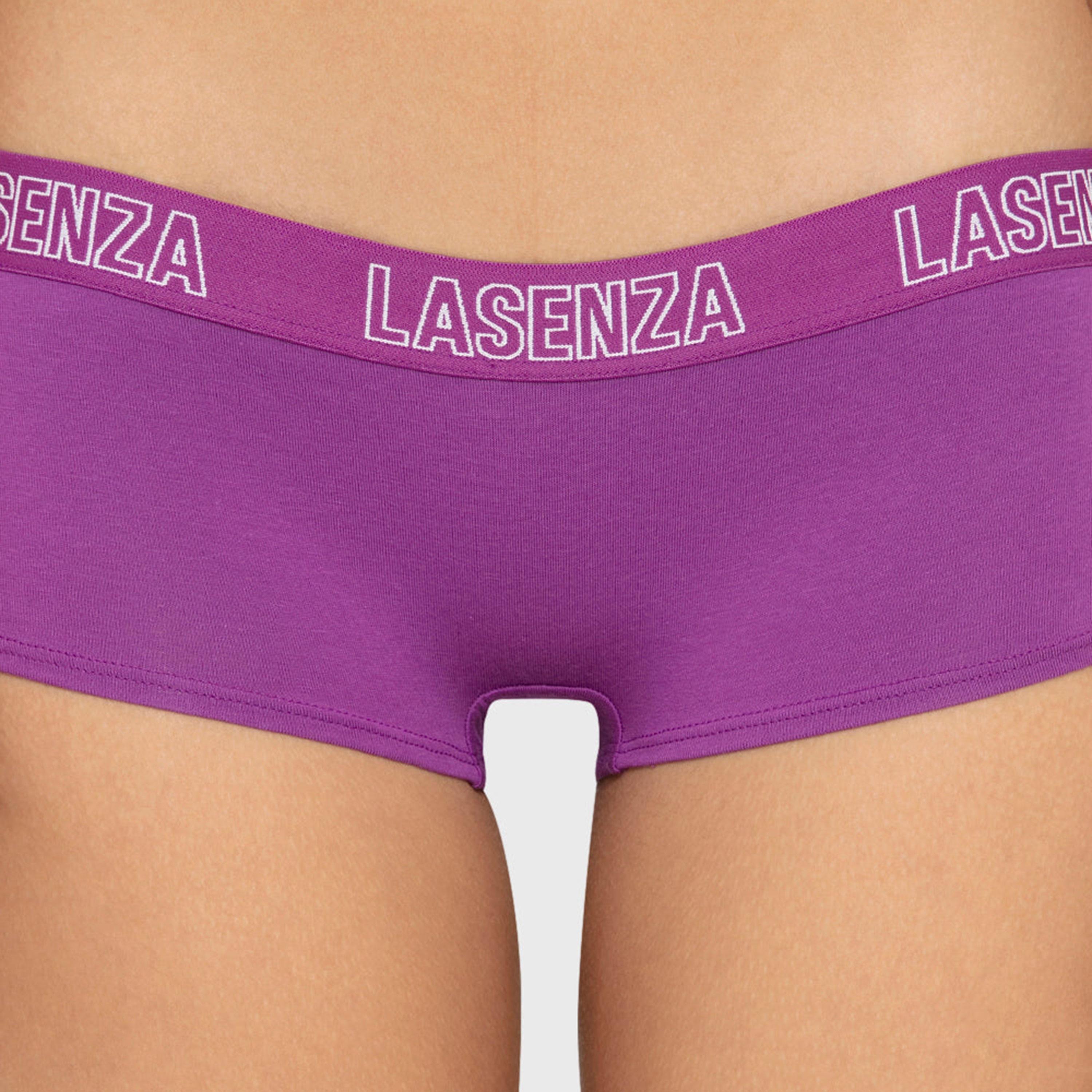 ملابس داخلية نسائية بوي شورت تغطية كاملة قطن من لا سينزا-women-clothing-lingerie-panties-image-38