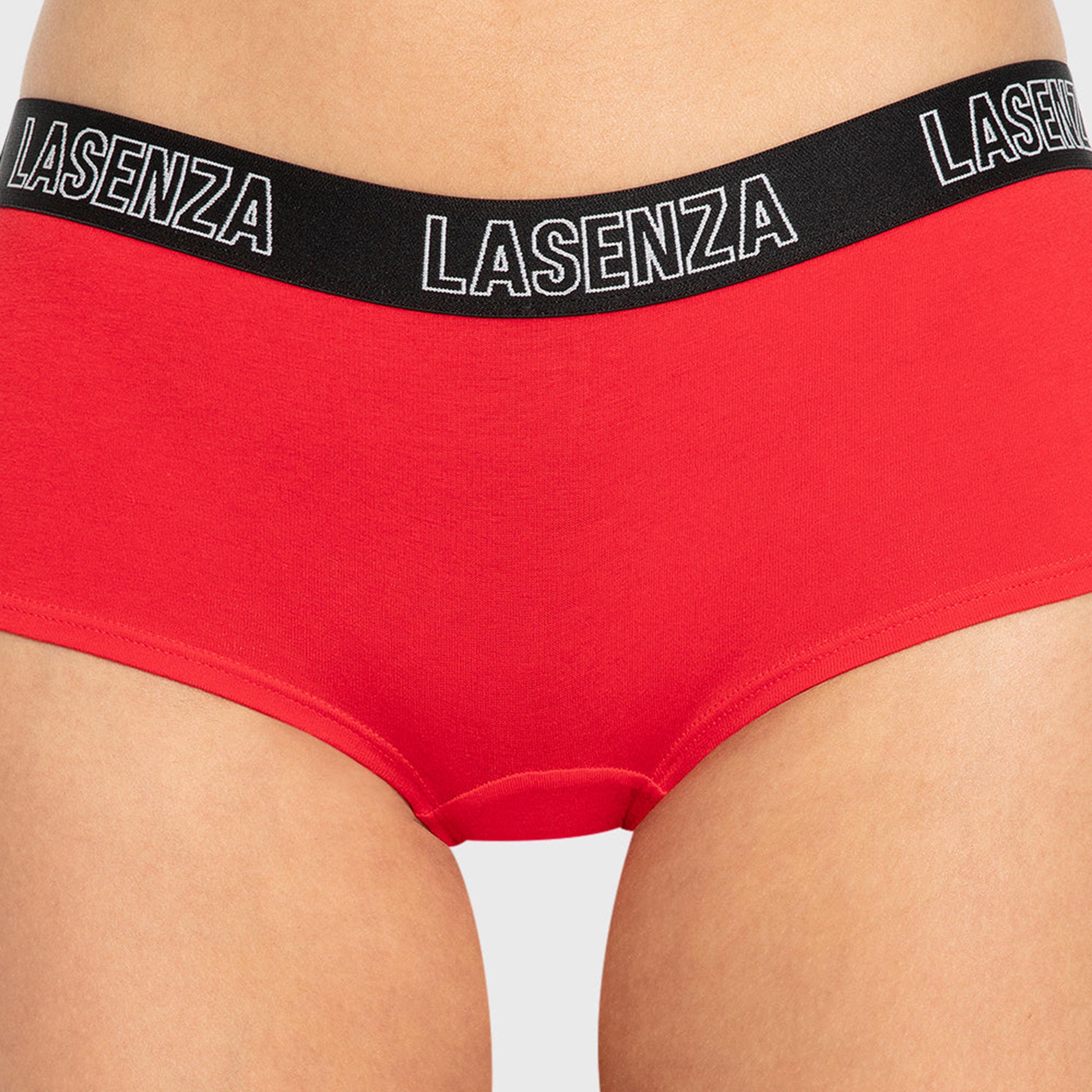 ملابس داخلية نسائية بوي شورت تغطية كاملة قطن من لا سينزا-women-clothing-lingerie-panties-image-22