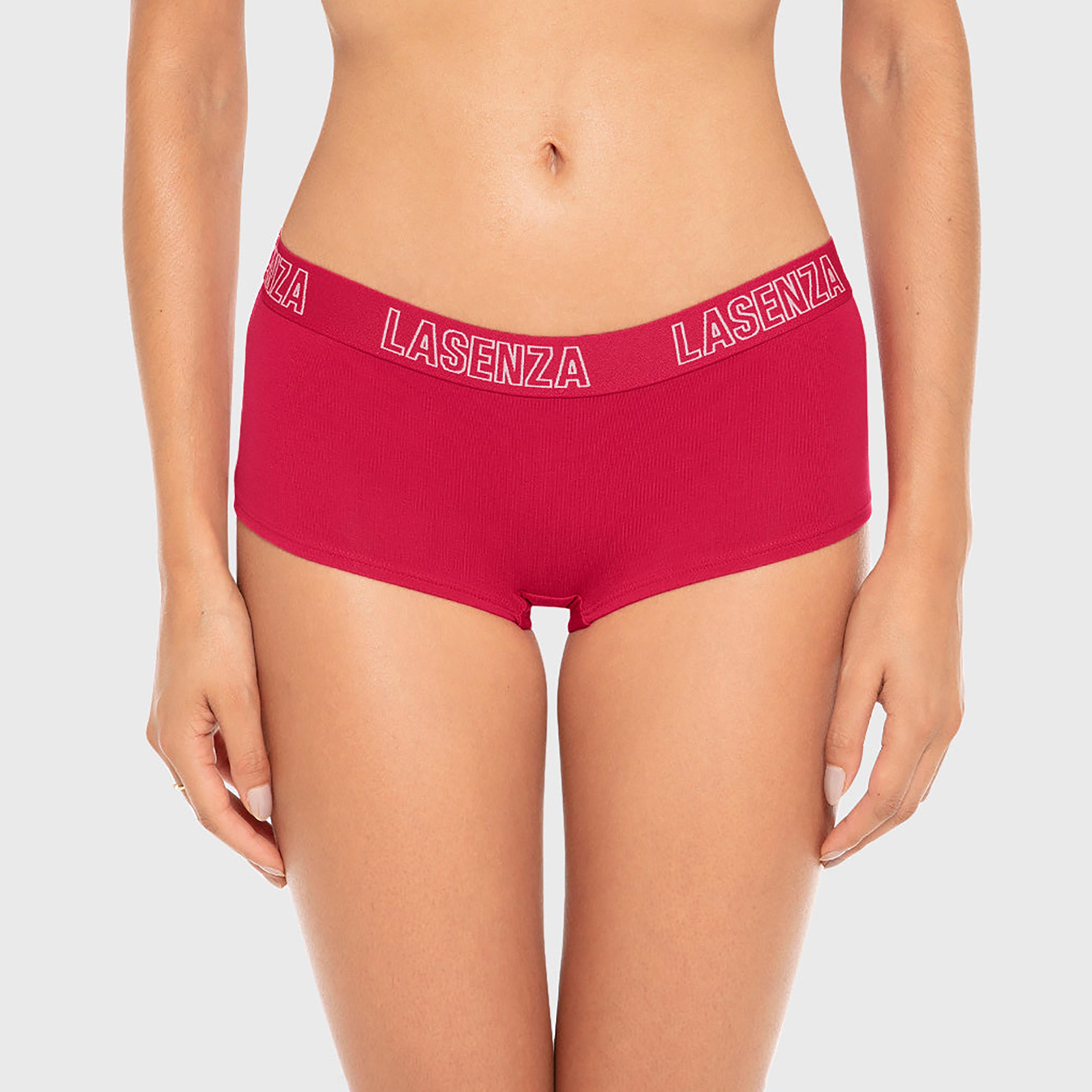 La Senza Cotton Full Coverage Women's Boyshort Panties-women-clothing-lingerie-panties-image-1