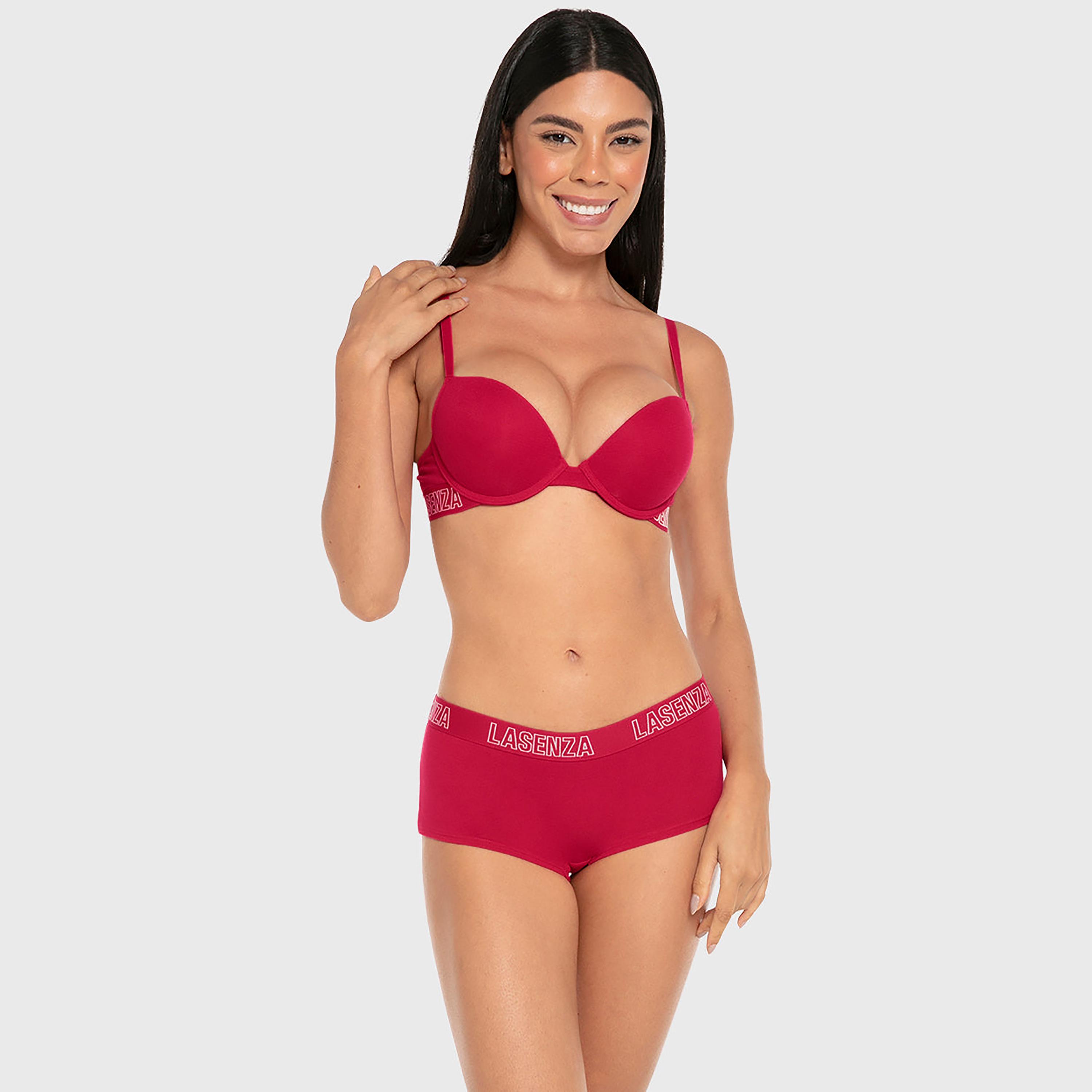 La Senza Cotton Full Coverage Women's Boyshort Panties-women-clothing-lingerie-panties-image-2