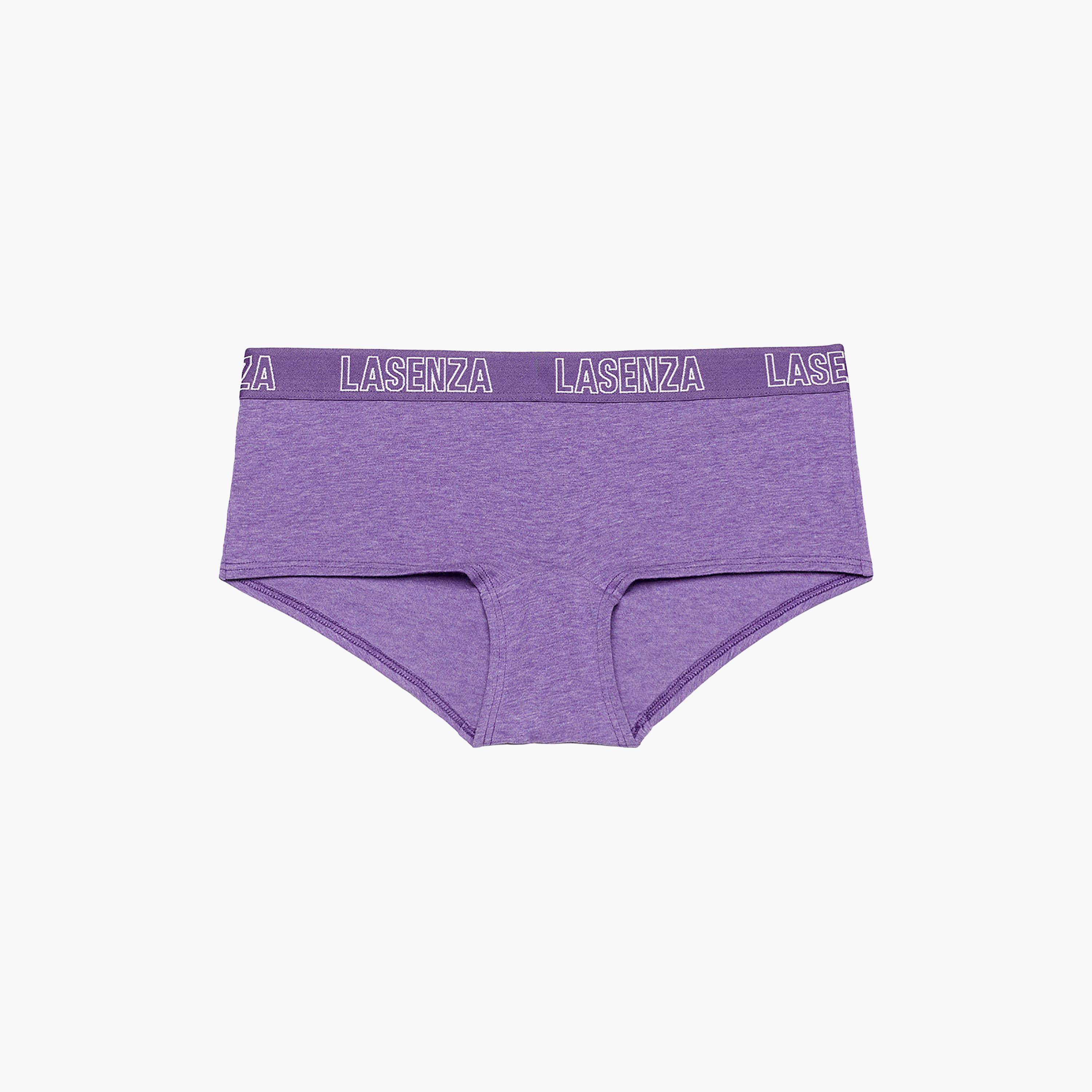 ملابس داخلية نسائية بوي شورت تغطية كاملة هيذر رمادي من لا سينزا-women-clothing-lingerie-panties-image-8