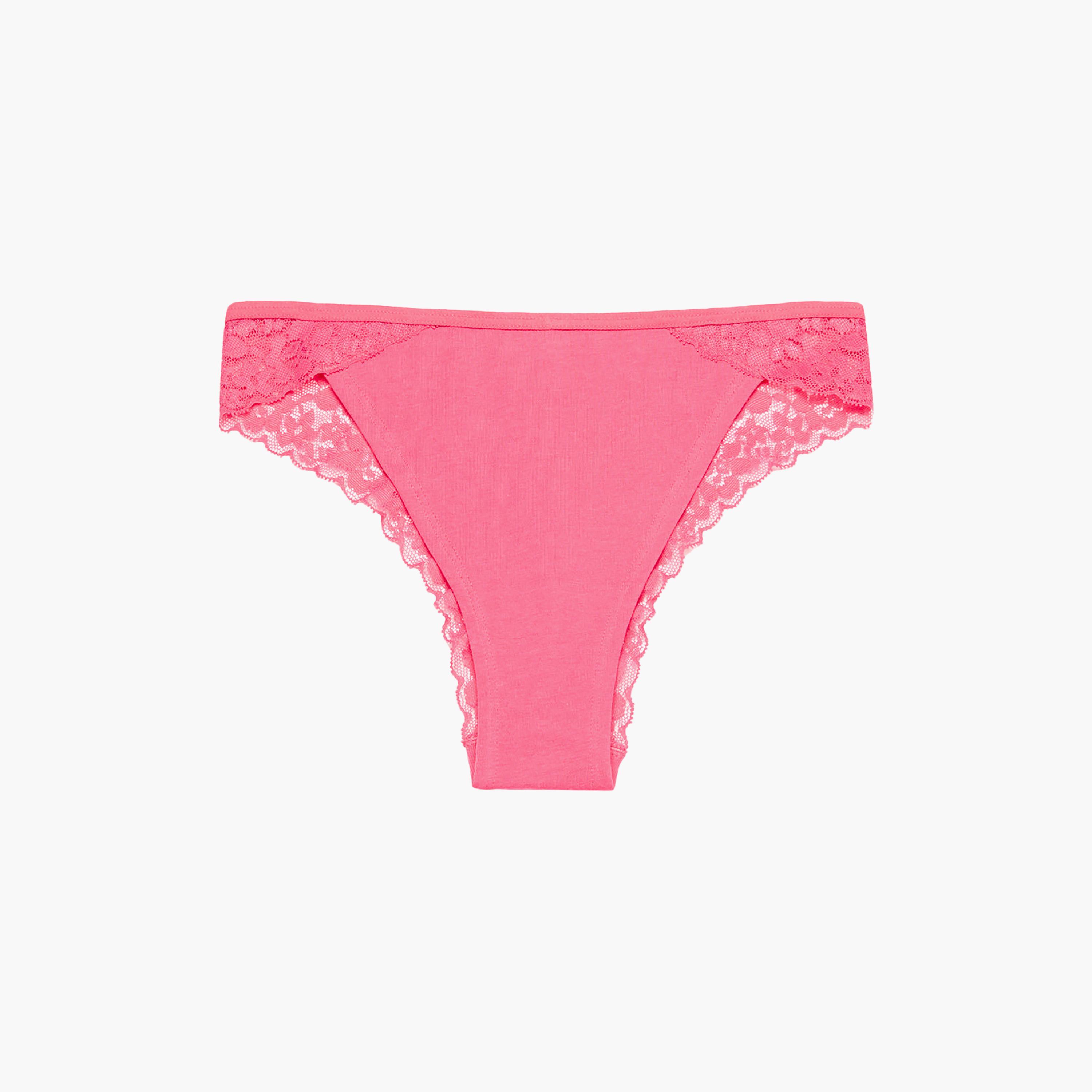 La Senza Trend Remix Pink Low Coverage Women's Cheeky Panties-women-clothing-lingerie-panties-image-4