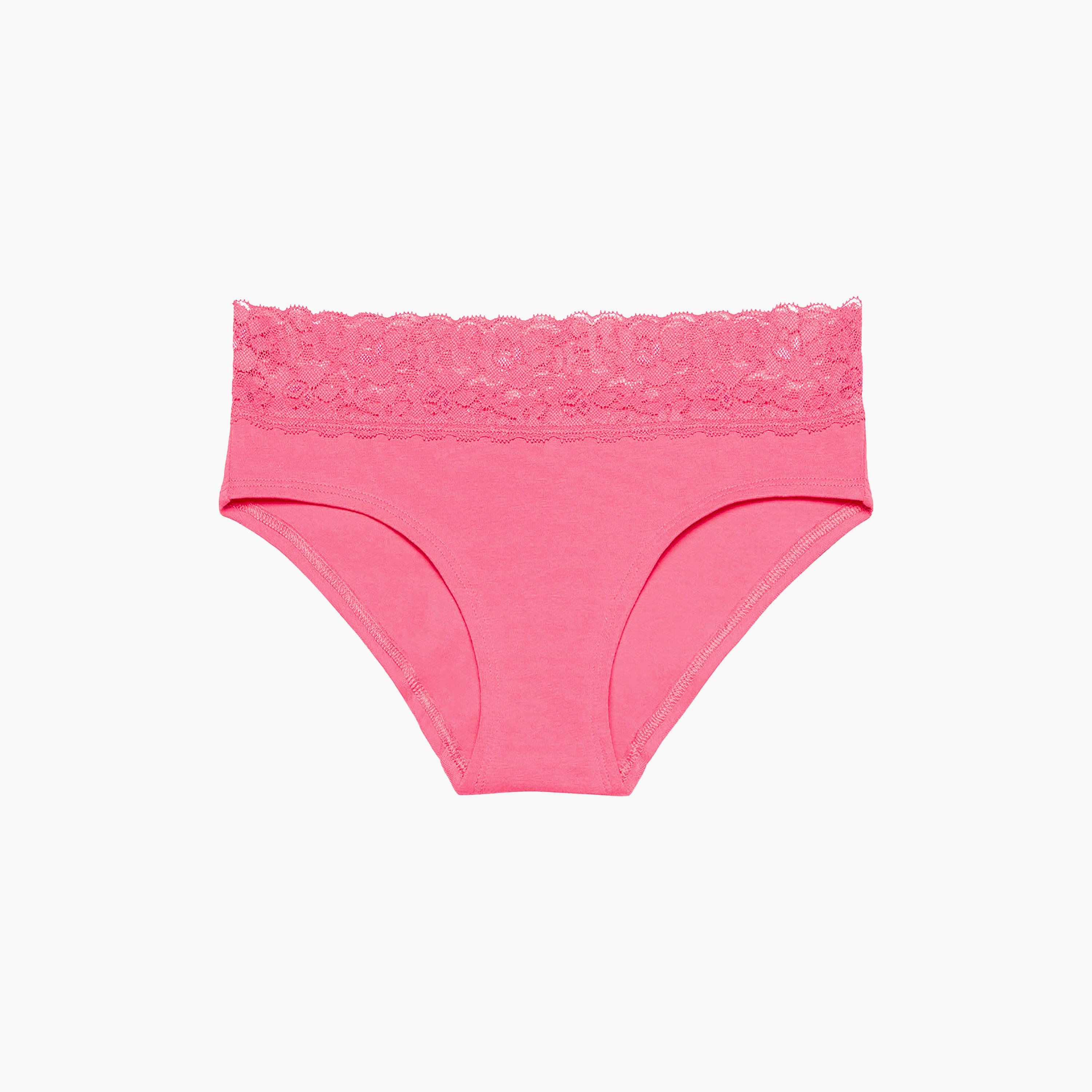 La Senza Trend Remix Pink Medium Coverage Women's Hipster Panties-women-clothing-lingerie-panties-image-4