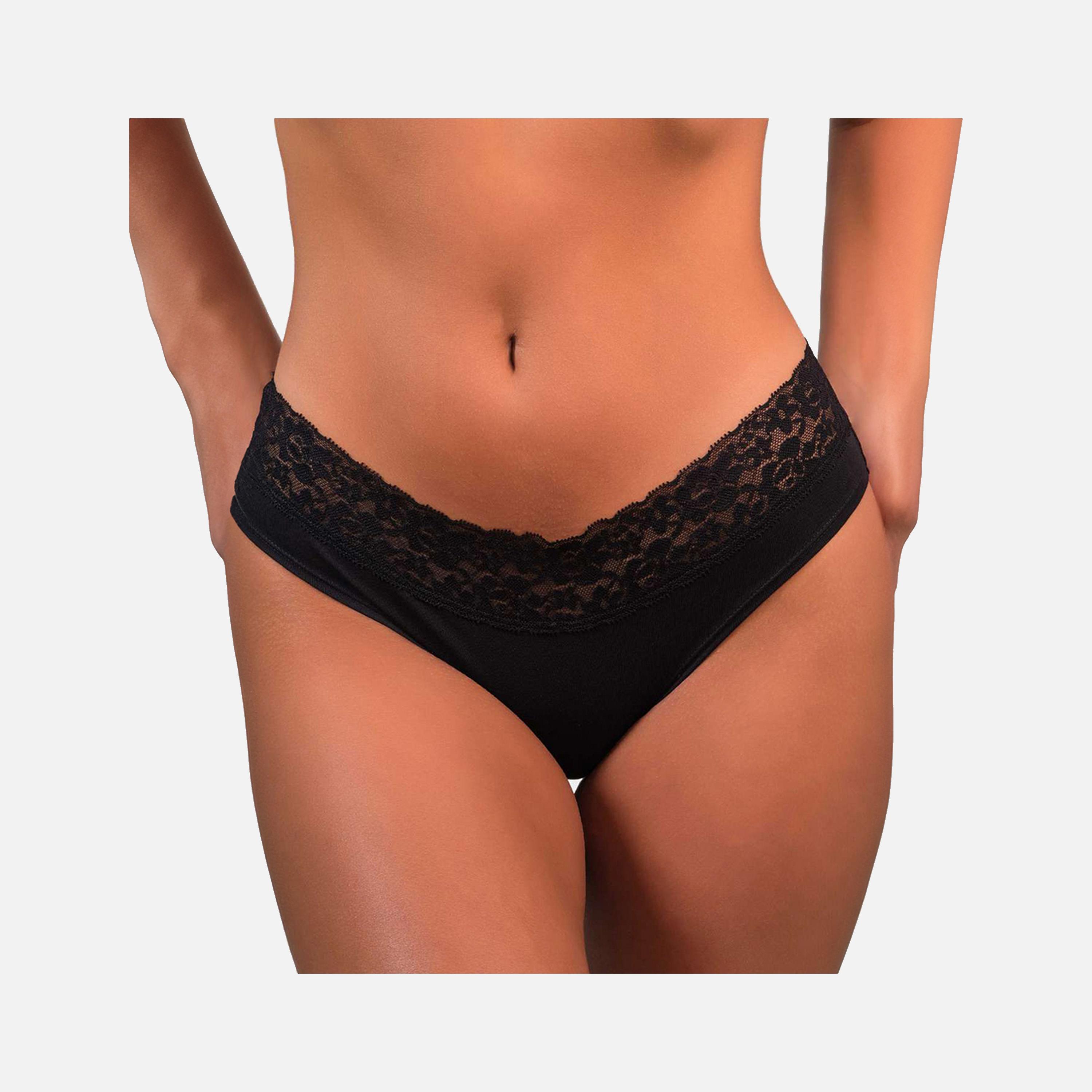 La Senza Trendy Lace Full Coverage Women's Hipster Panty-women-clothing-lingerie-panties-image-2