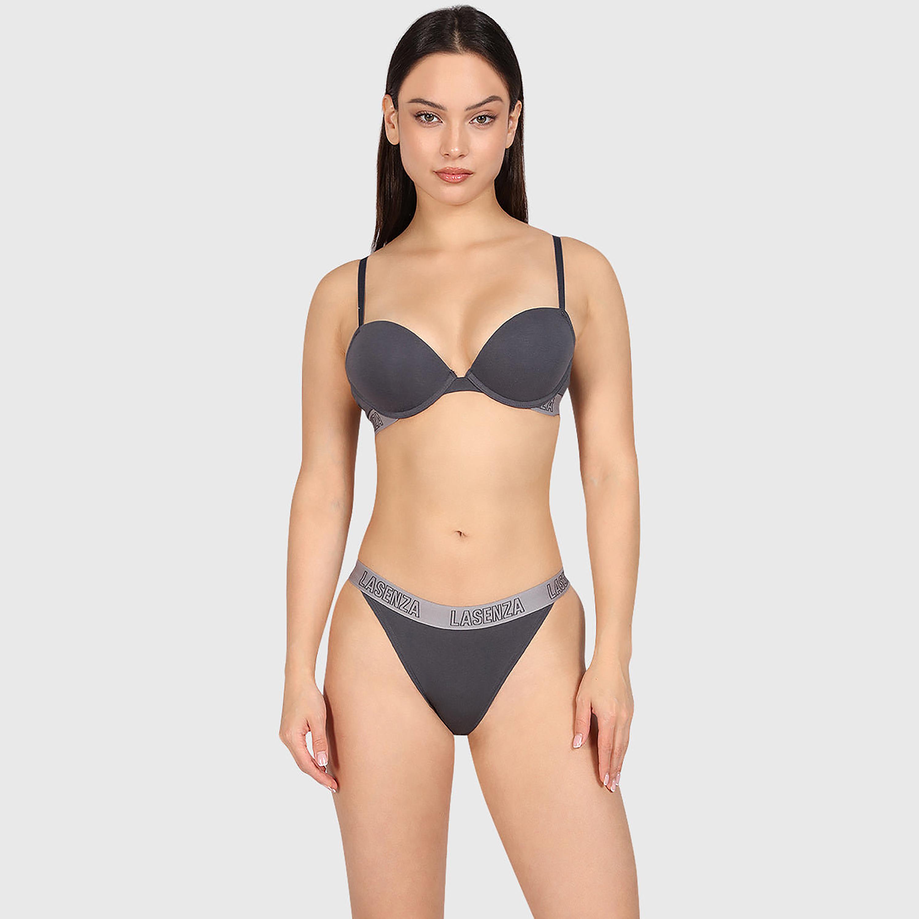 ملابس داخلية نسائية تشيكي تغطية متوسطة قطن تريندي نيود من لا سينزا-women-clothing-lingerie-panties-image-6