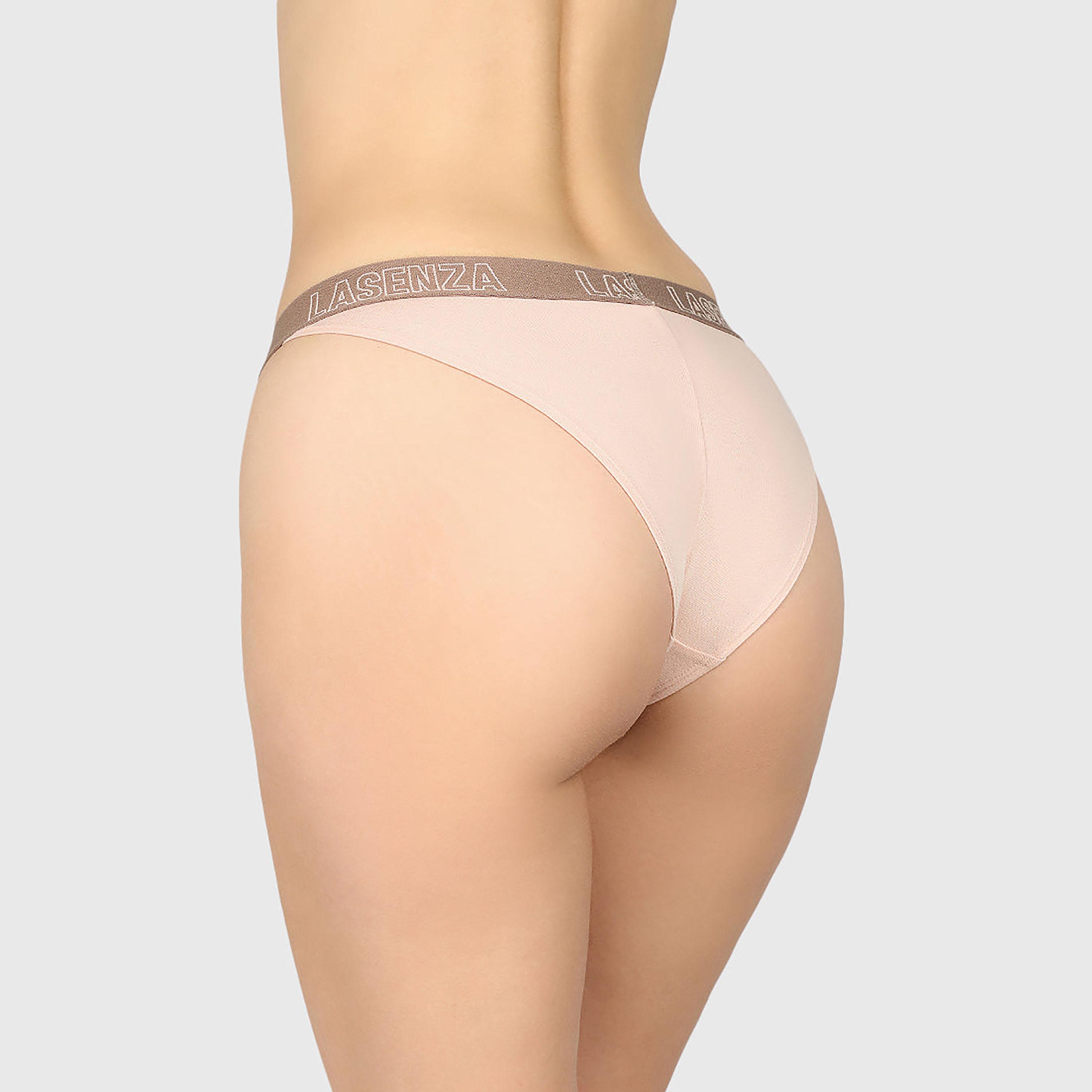 ملابس داخلية نسائية تشيكي تغطية متوسطة قطن تريندي نيود من لا سينزا-women-clothing-lingerie-panties-image-3