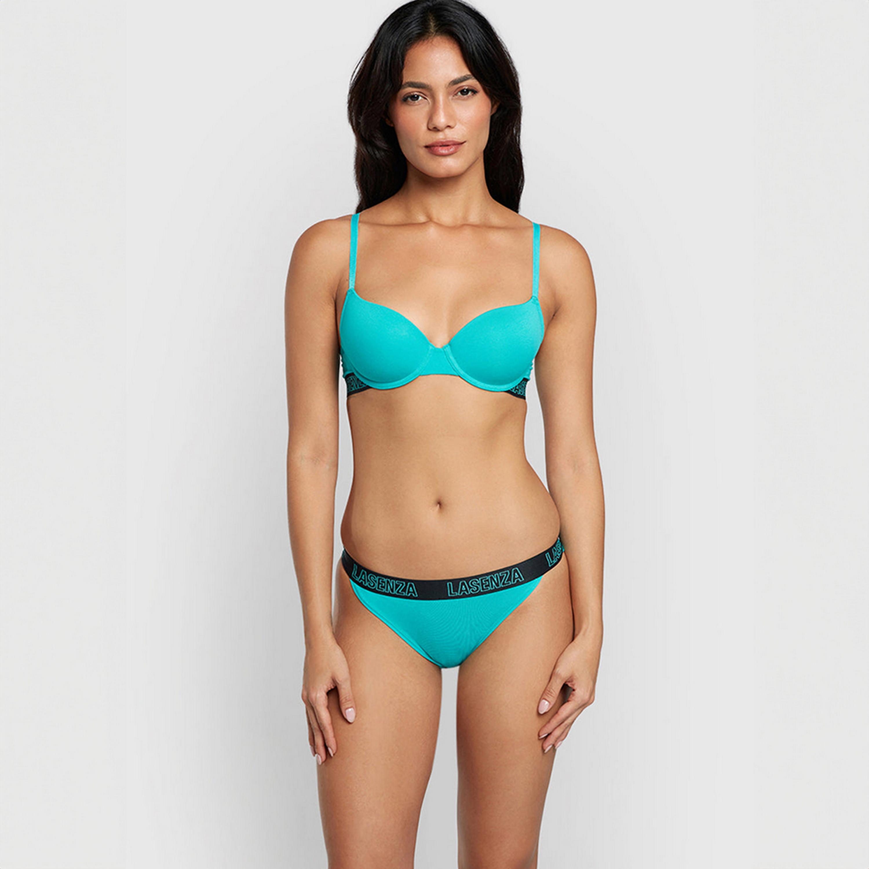 La Senza Remix Cotton Medium Coverage Women's Cheeky Panties-women-clothing-lingerie-panties-image-5
