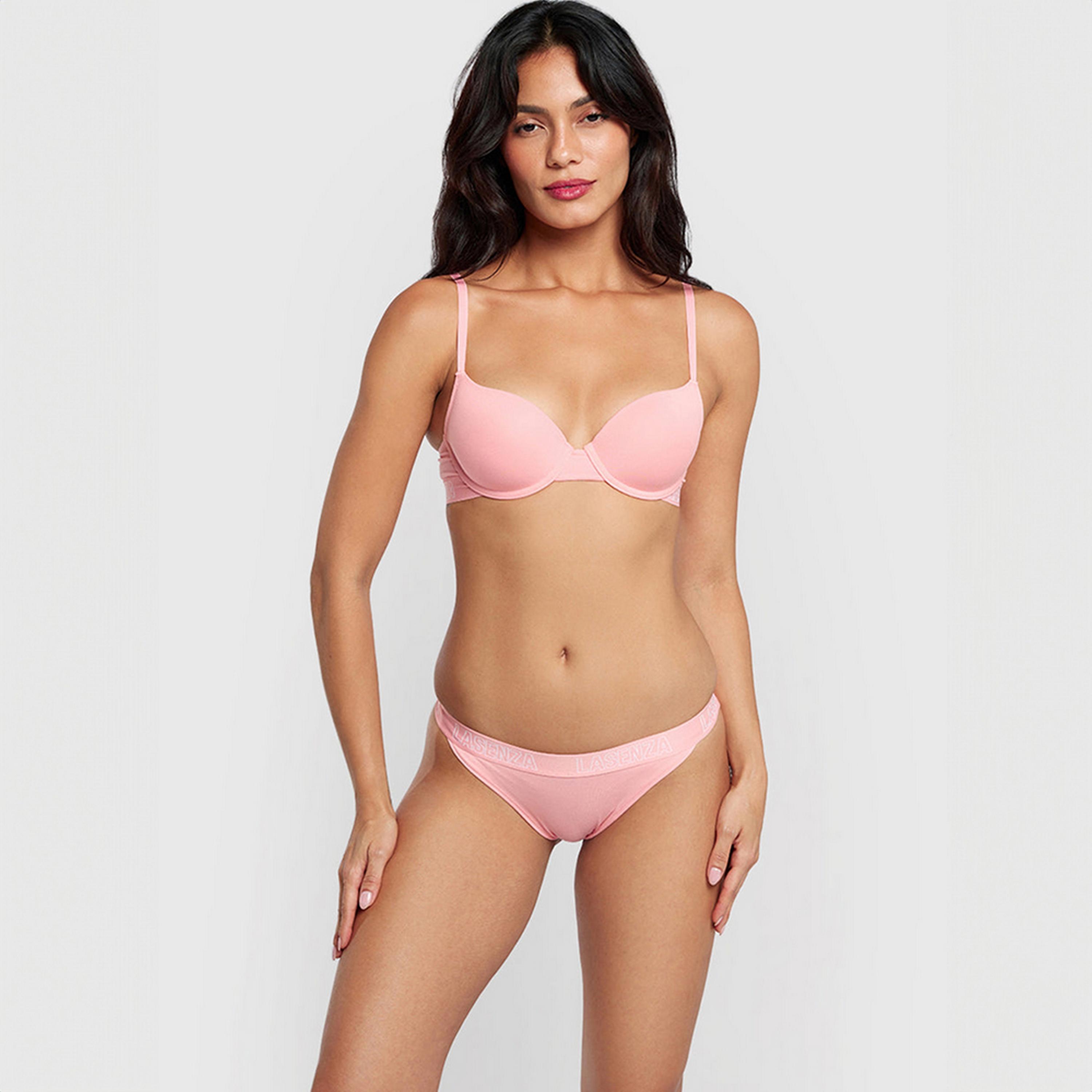 La Senza Remix Cotton Medium Coverage Women's Cheeky Panties-women-clothing-lingerie-panties-image-2