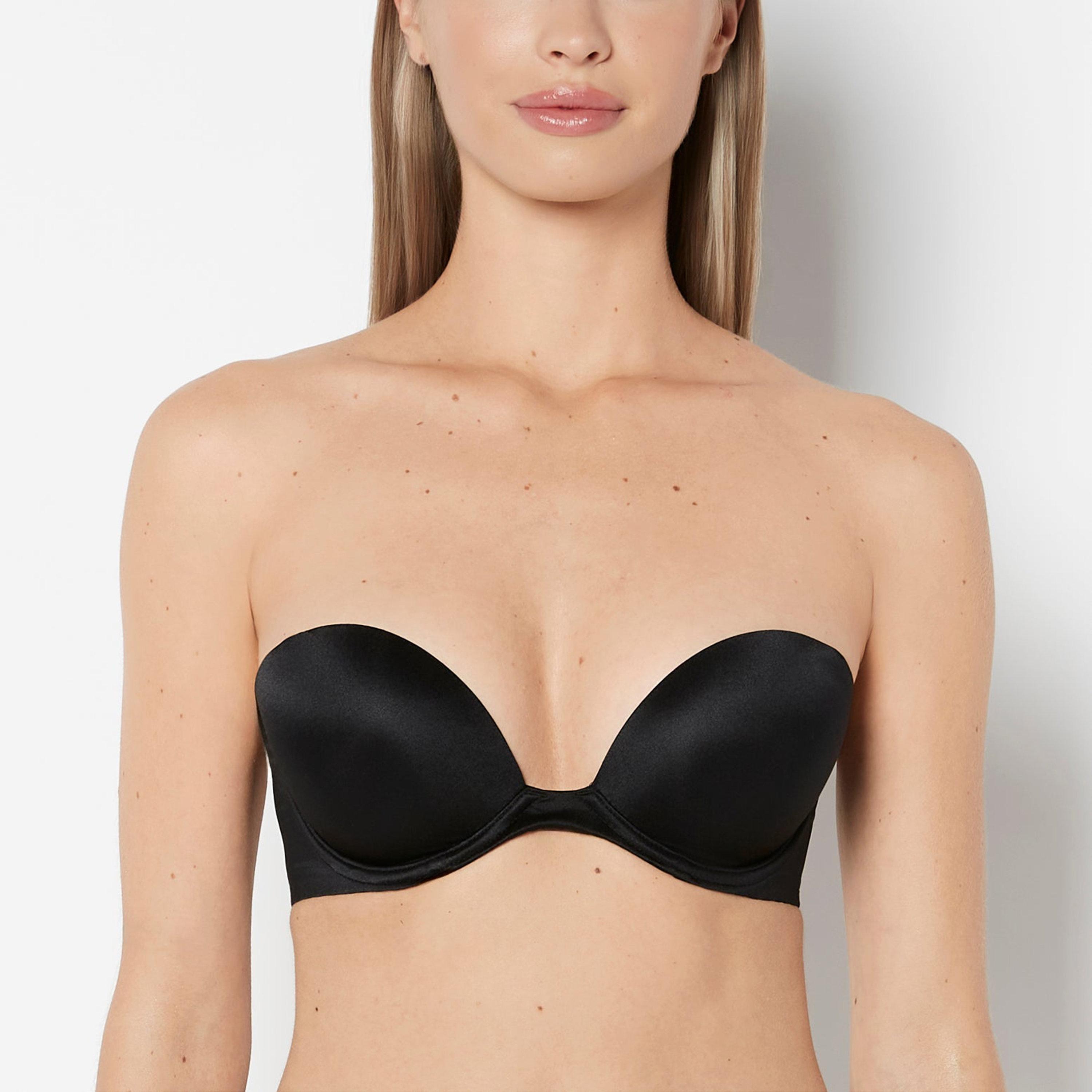 La Senza Wired High Support Padded Women's Double Push-Up Plunge Bra-women-clothing-lingerie-bras-image-1