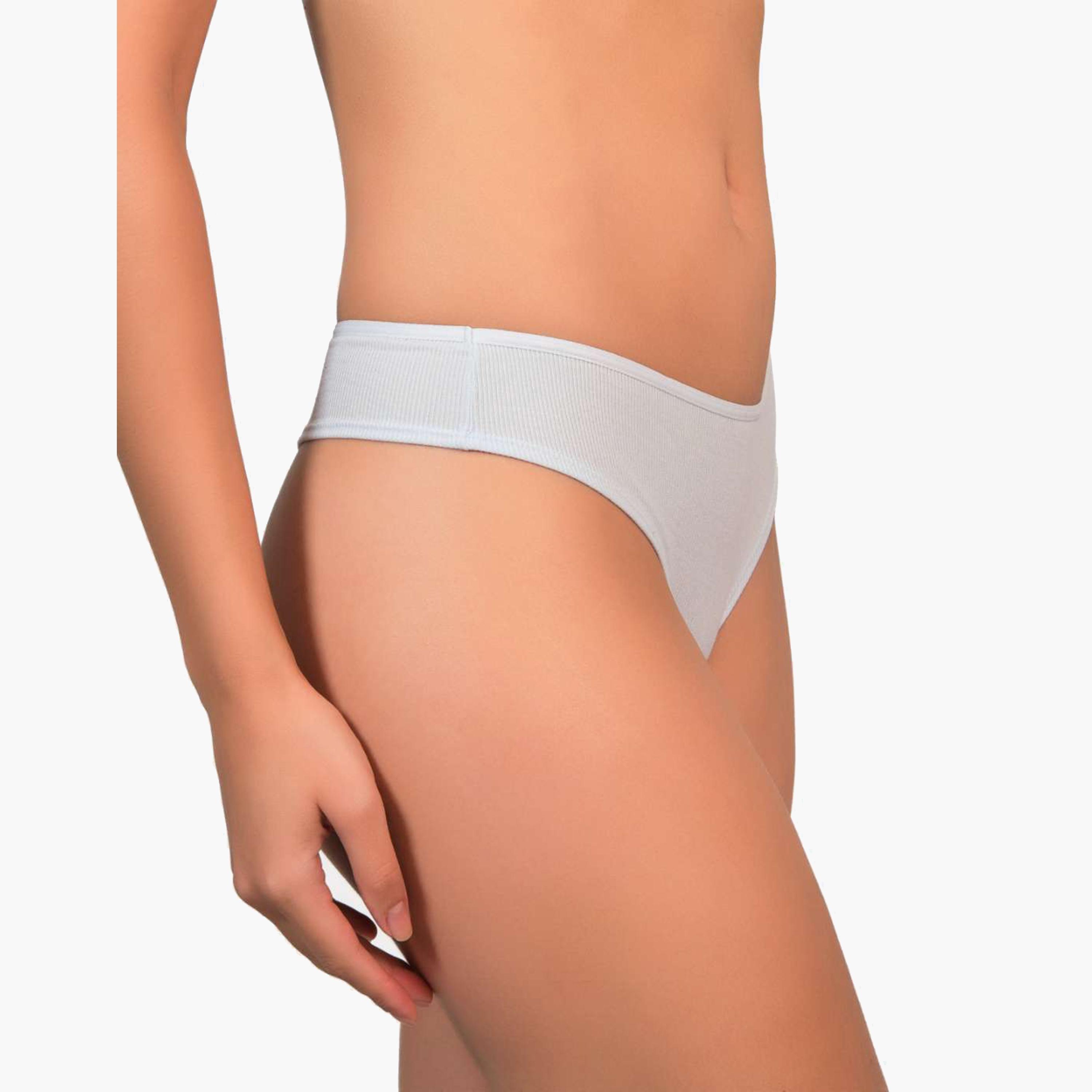 La Senza Ultrasoft Low Coverage Women's Thongs-women-clothing-lingerie-panties-image-4