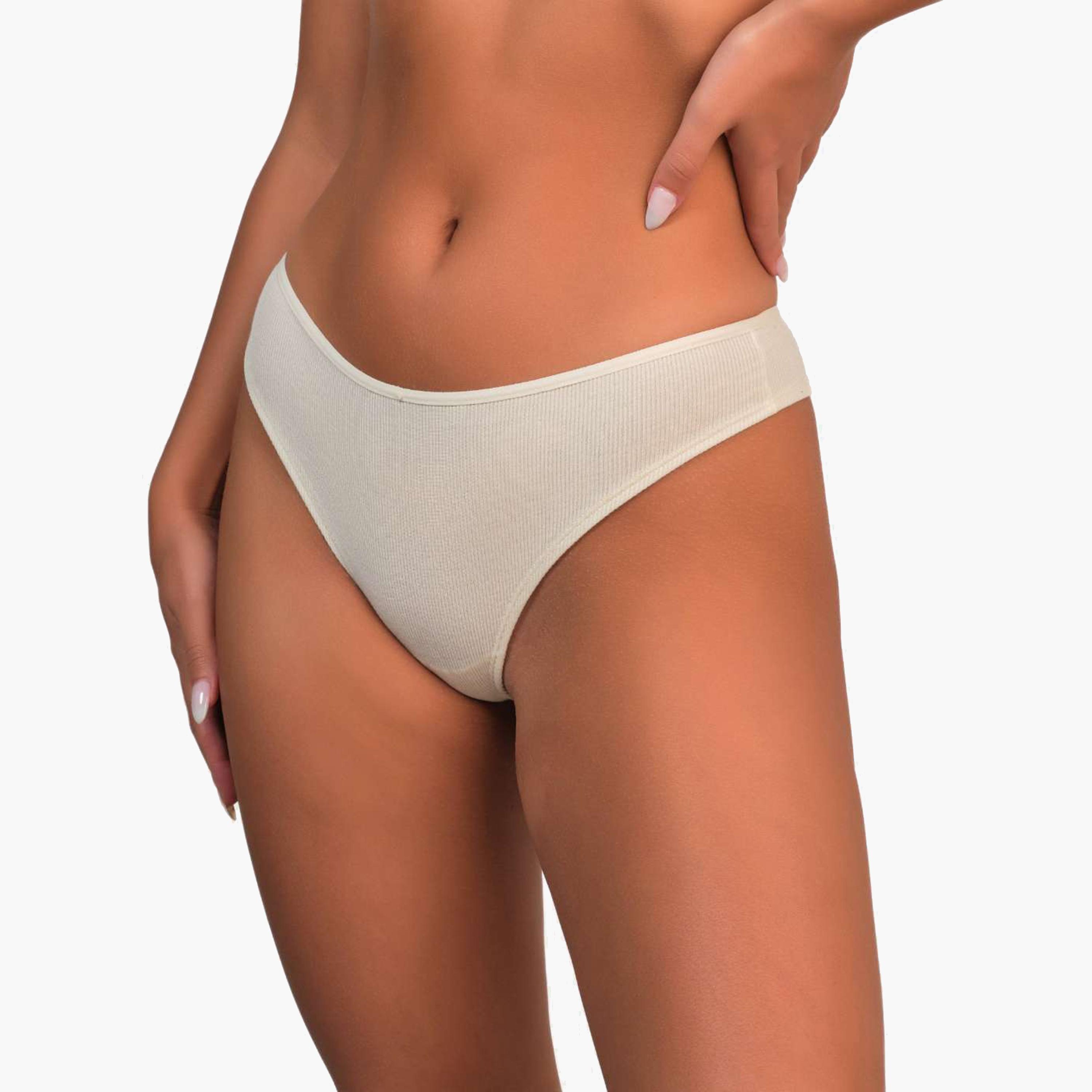 La Senza Ultrasoft Low Coverage Women's Thongs-women-clothing-lingerie-panties-image-2