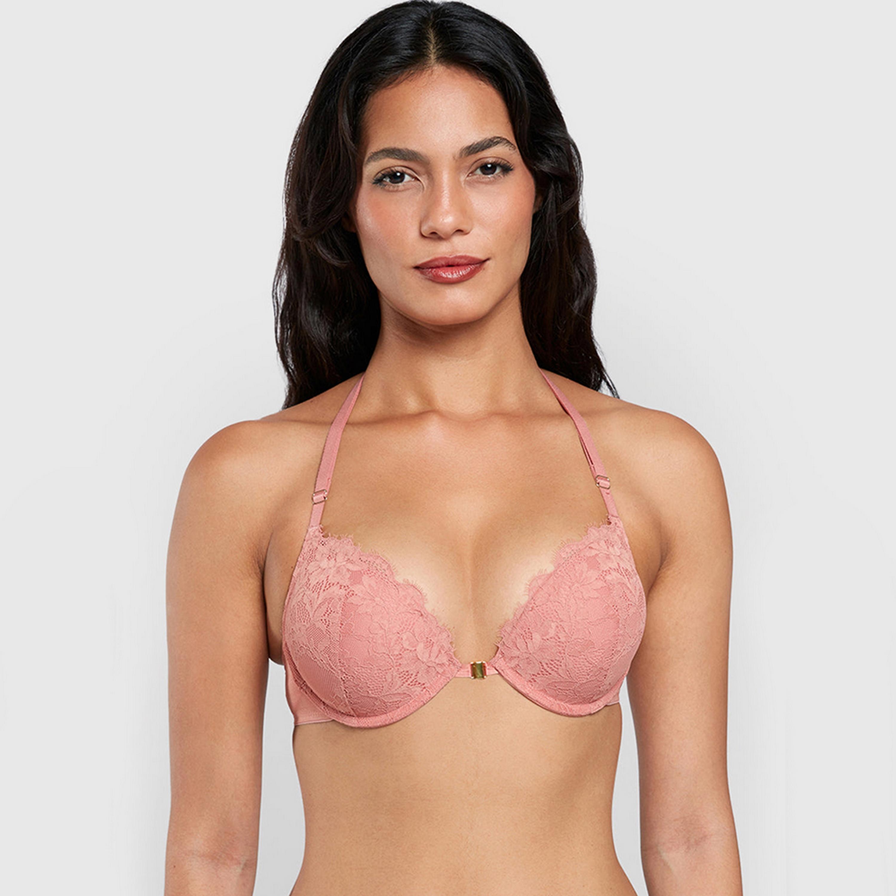 La Senza Hello Sugar Wired High Support Padded Women's Double Push-Up Plunge Bra-women-clothing-lingerie-bras-image-9