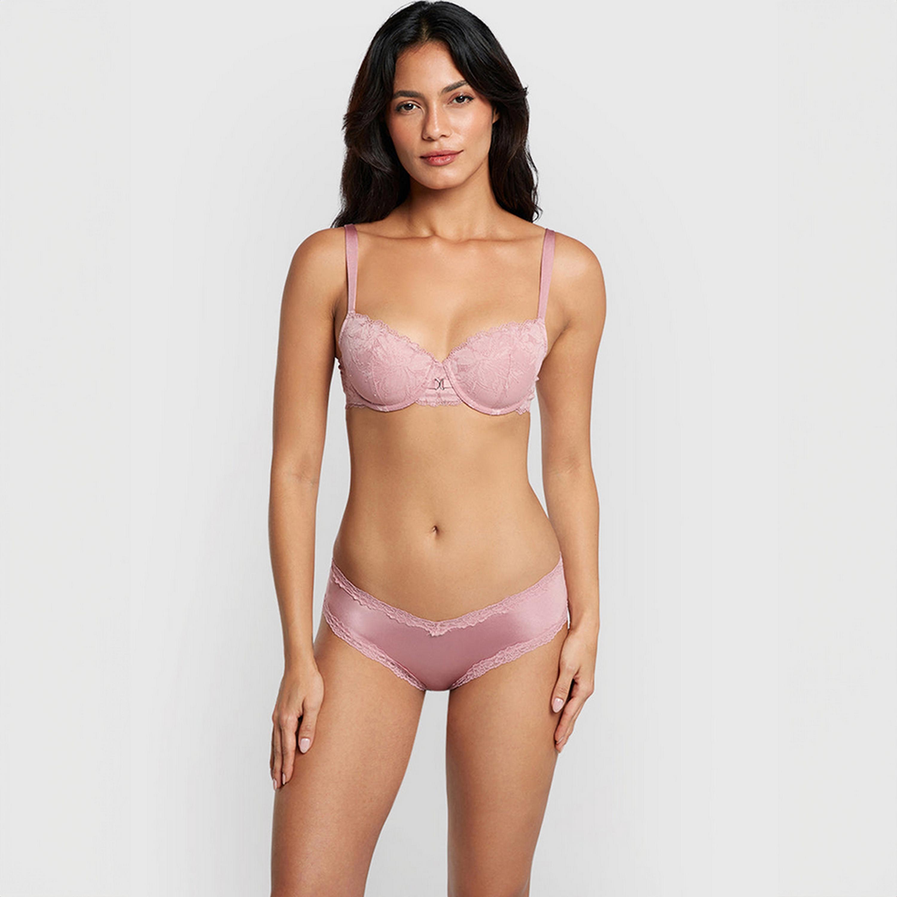 La Senza Sexy Lace Medium Coverage Women's Cheeky Panties-women-clothing-lingerie-panties-image-6