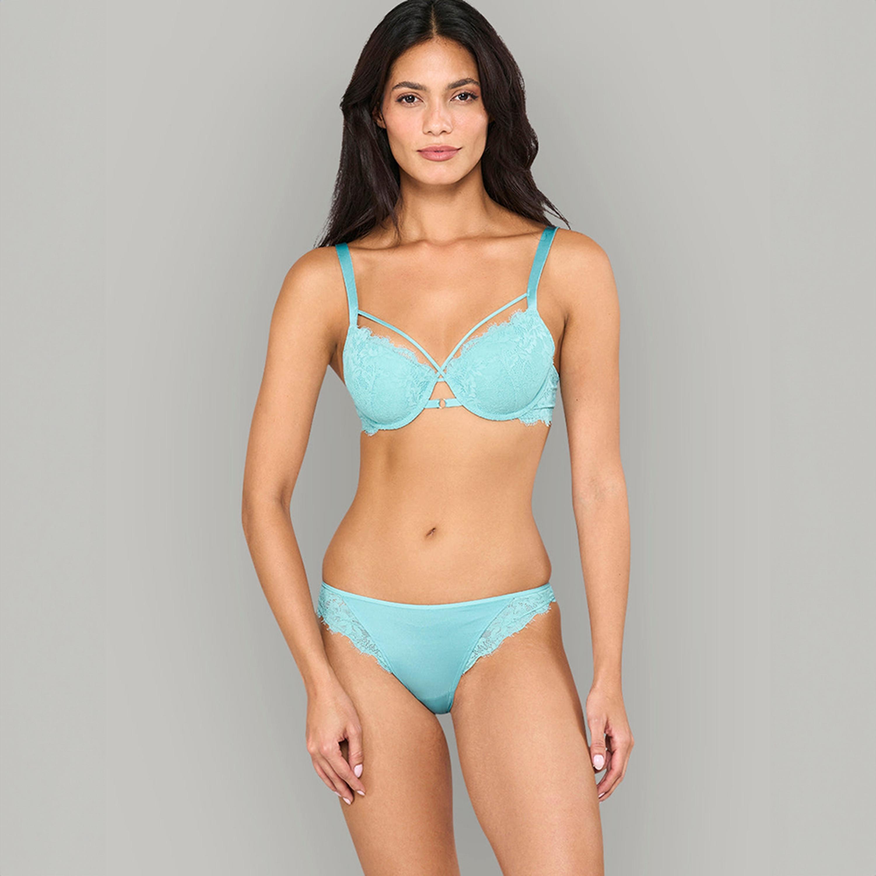 La Senza So Sexy Lace Wired Medium Support Lightly Lined Women's Push Up Bra-women-clothing-lingerie-bras-image-2