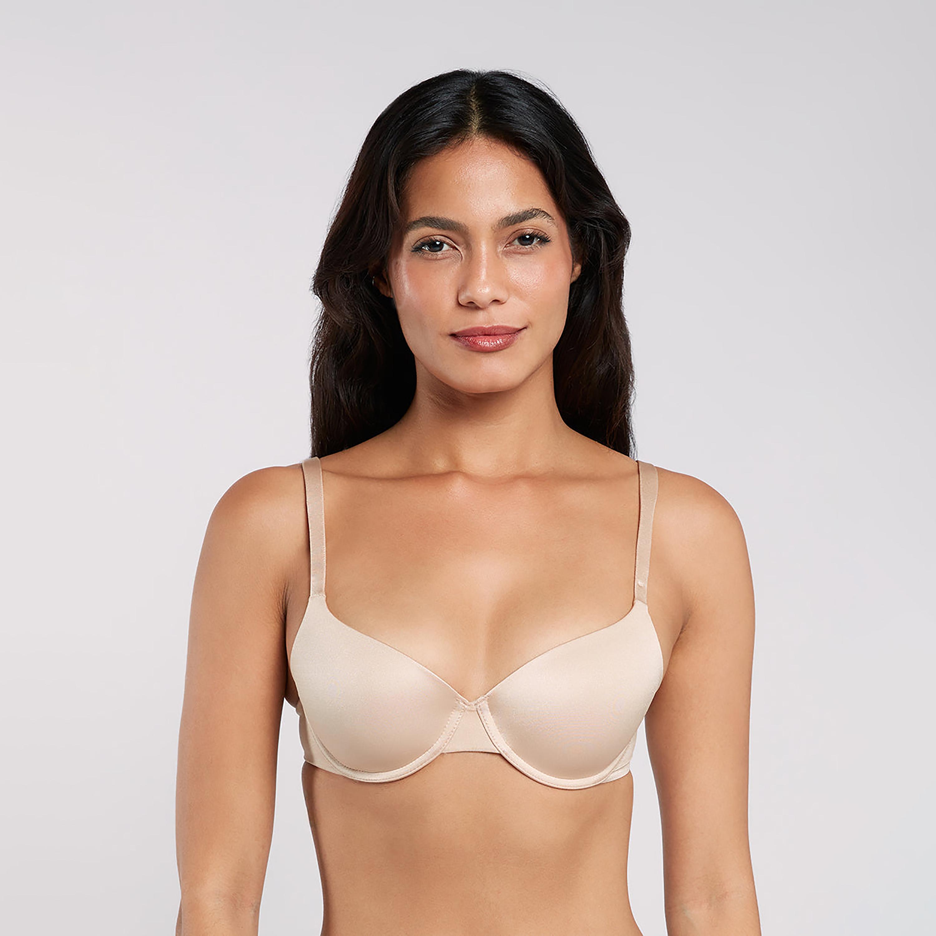 La Senza Nude Micro Wired Medium Support Padded Women's Demi Bra-women-clothing-lingerie-bras-image-1