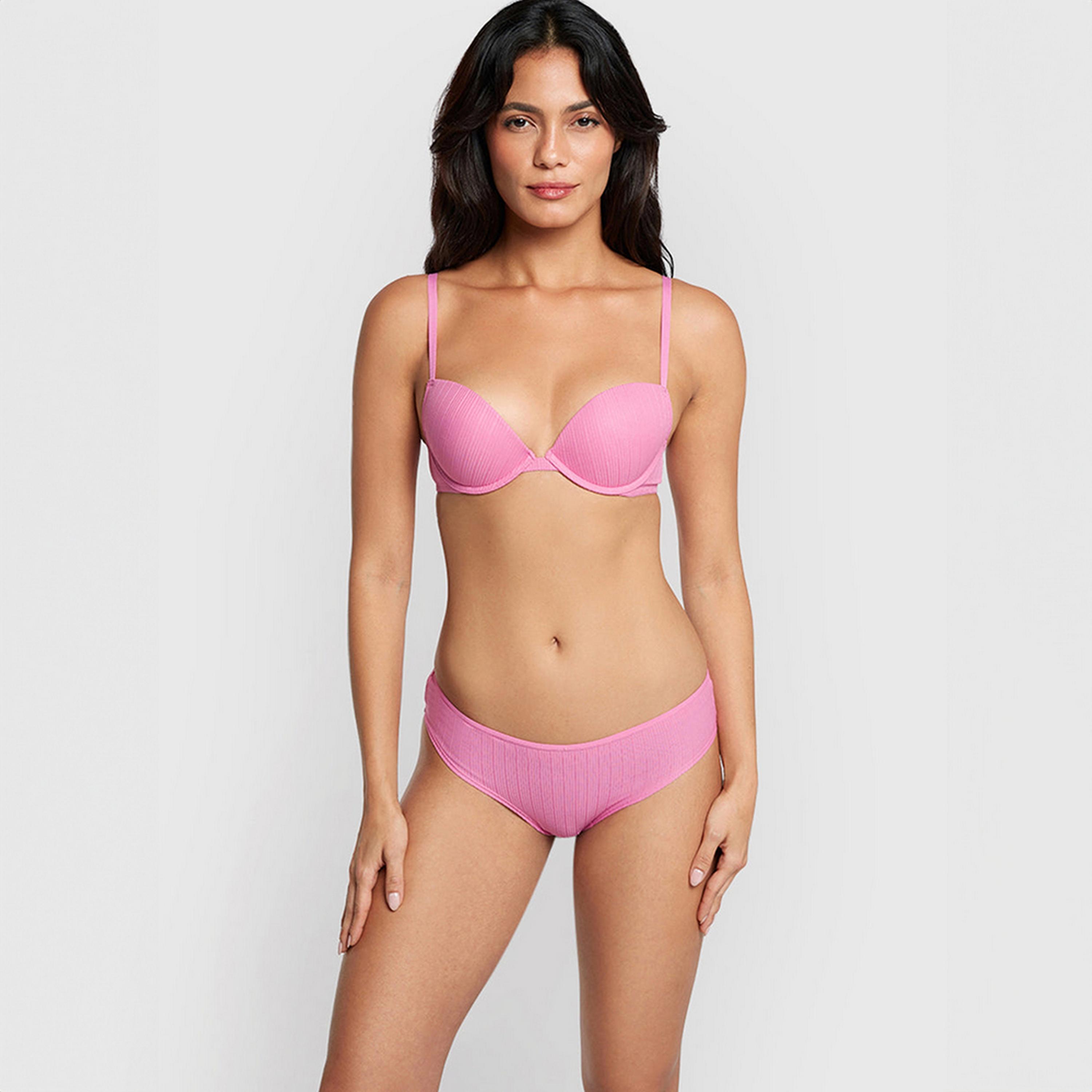 La Senza Trendy Textured Medium Coverage Women's Hipster Panties-women-clothing-lingerie-panties-image-18