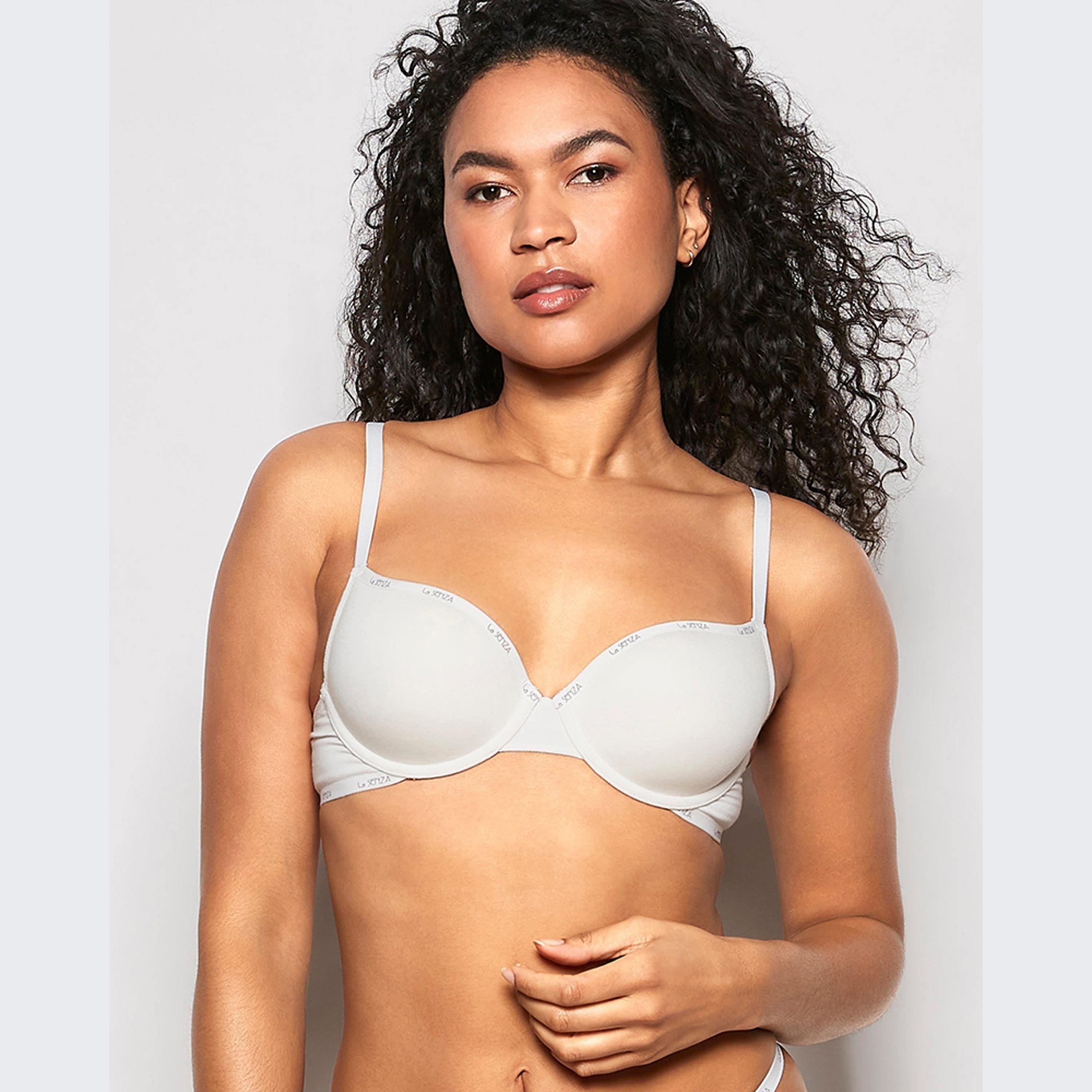 La Senza Essentials Wired Medium Support Lightly Lined Women's Demi Bra-women-clothing-lingerie-bras-image-5