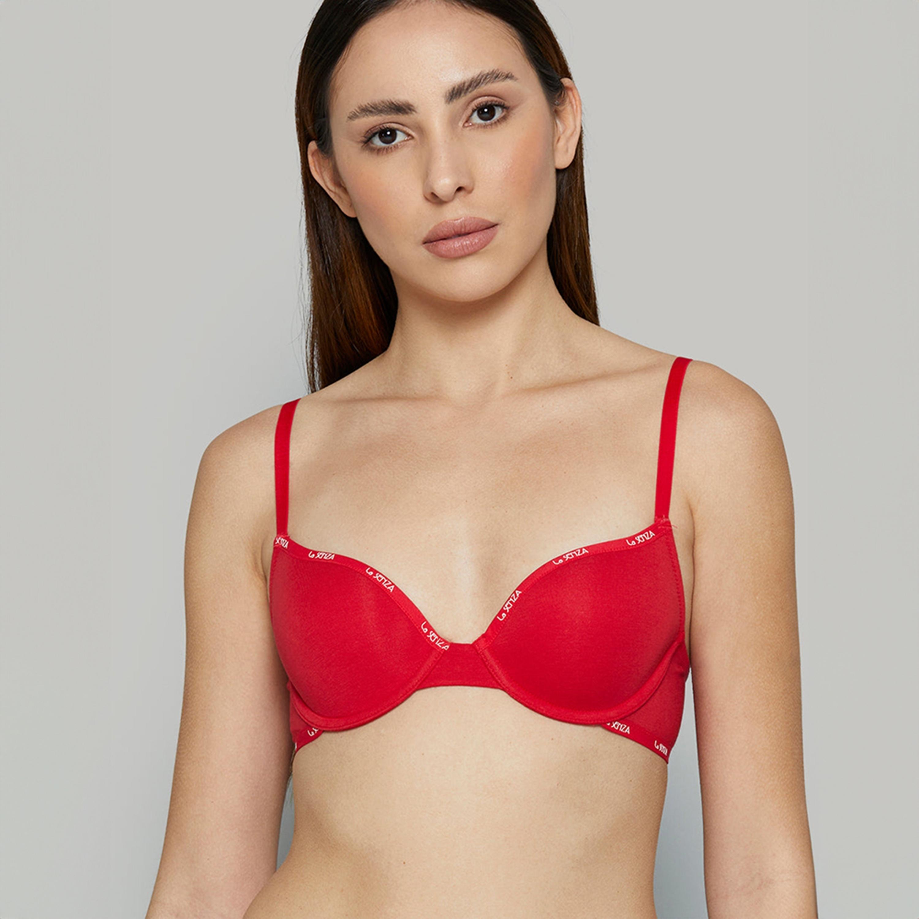 La Senza Essentials Wired Medium Support Lightly Lined Women's Demi Bra-women-clothing-lingerie-bras-image-9
