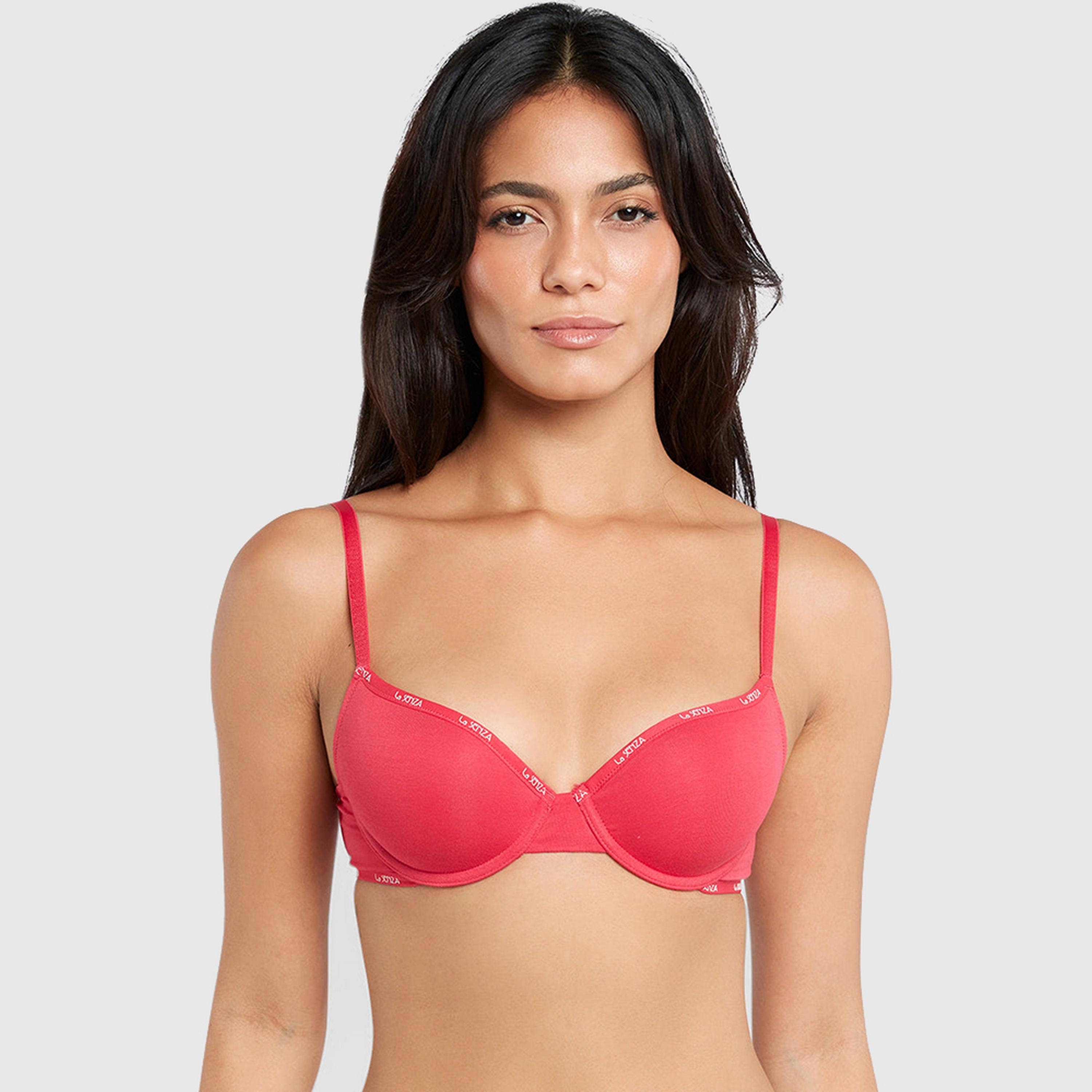 حمالة صدر نسائية ديمي بأسلاك وداعمة متوسطة ومبطنة بشكل خفيف، ريمكس من لا سنزا-women-clothing-lingerie-bras-image-5