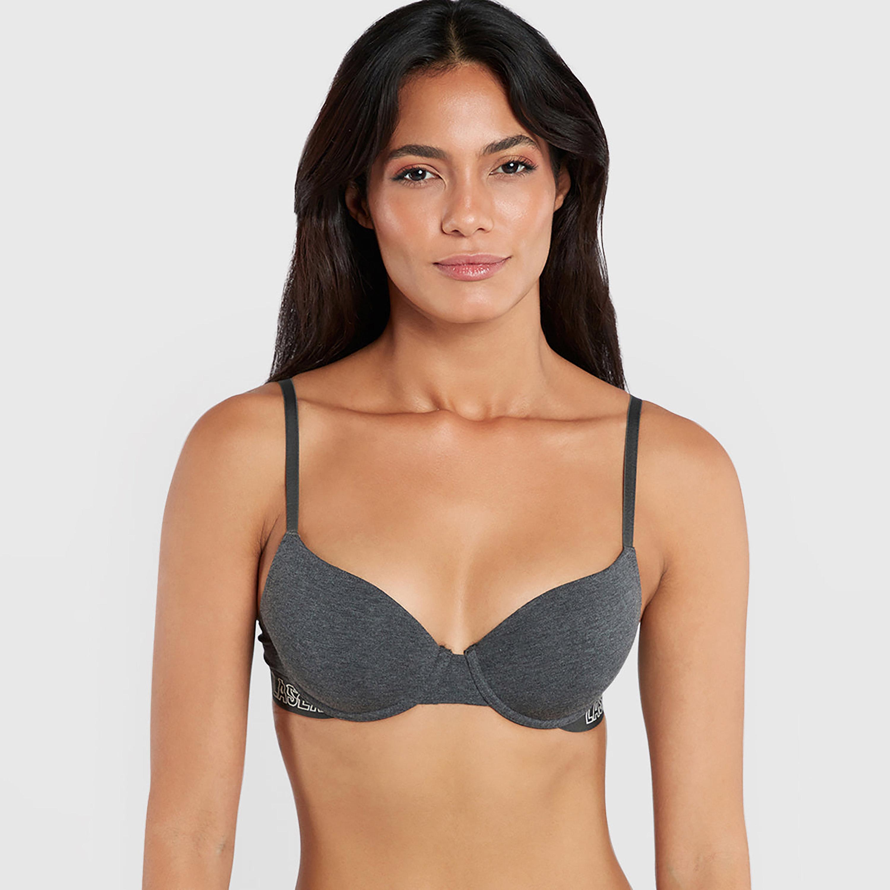 La Senza Trendy Remix Wired Medium Support Lightly Lined Women's Demi Bra-women-clothing-lingerie-bras-image-1