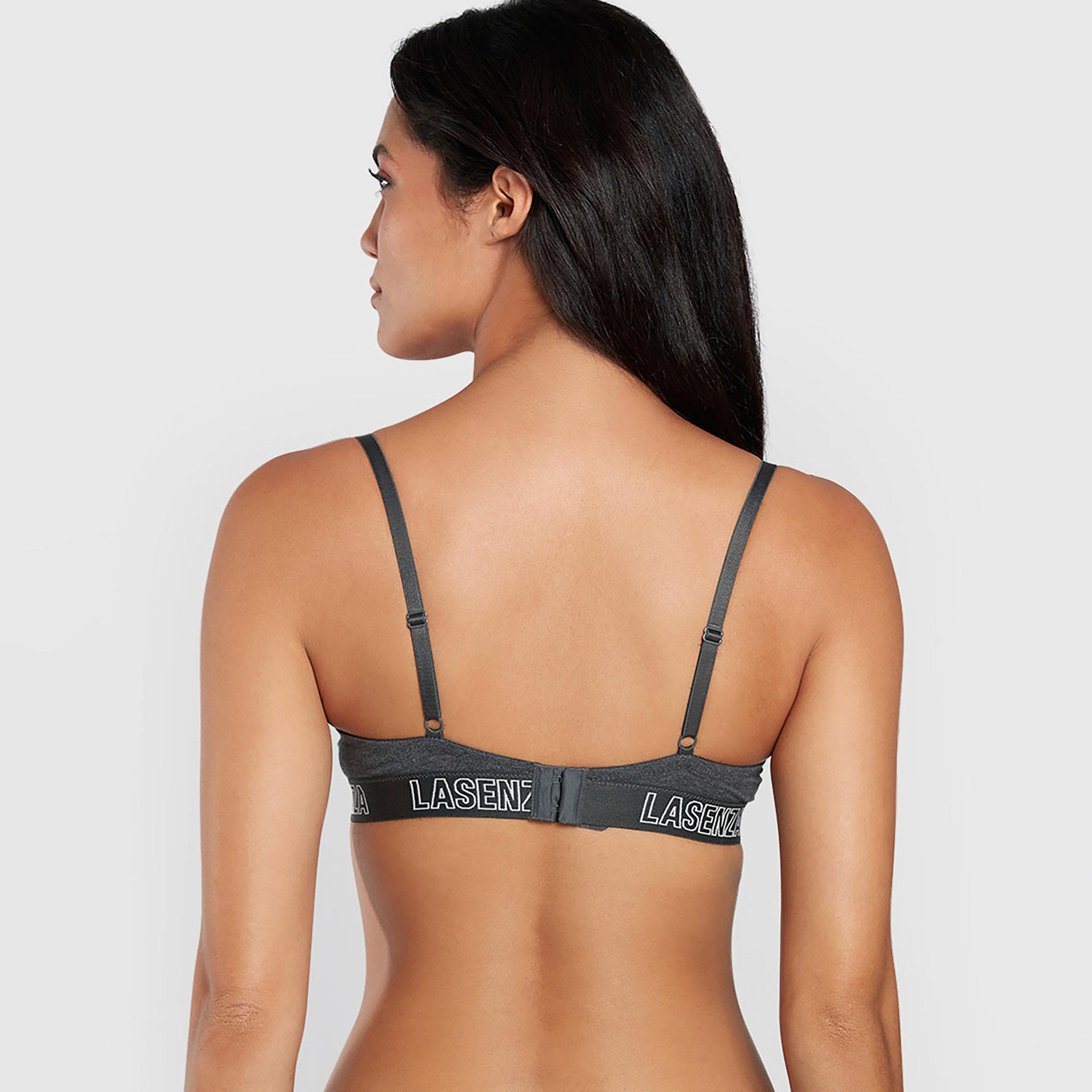 La Senza Trendy Remix Wired Medium Support Lightly Lined Women's Demi Bra-women-clothing-lingerie-bras-image-4