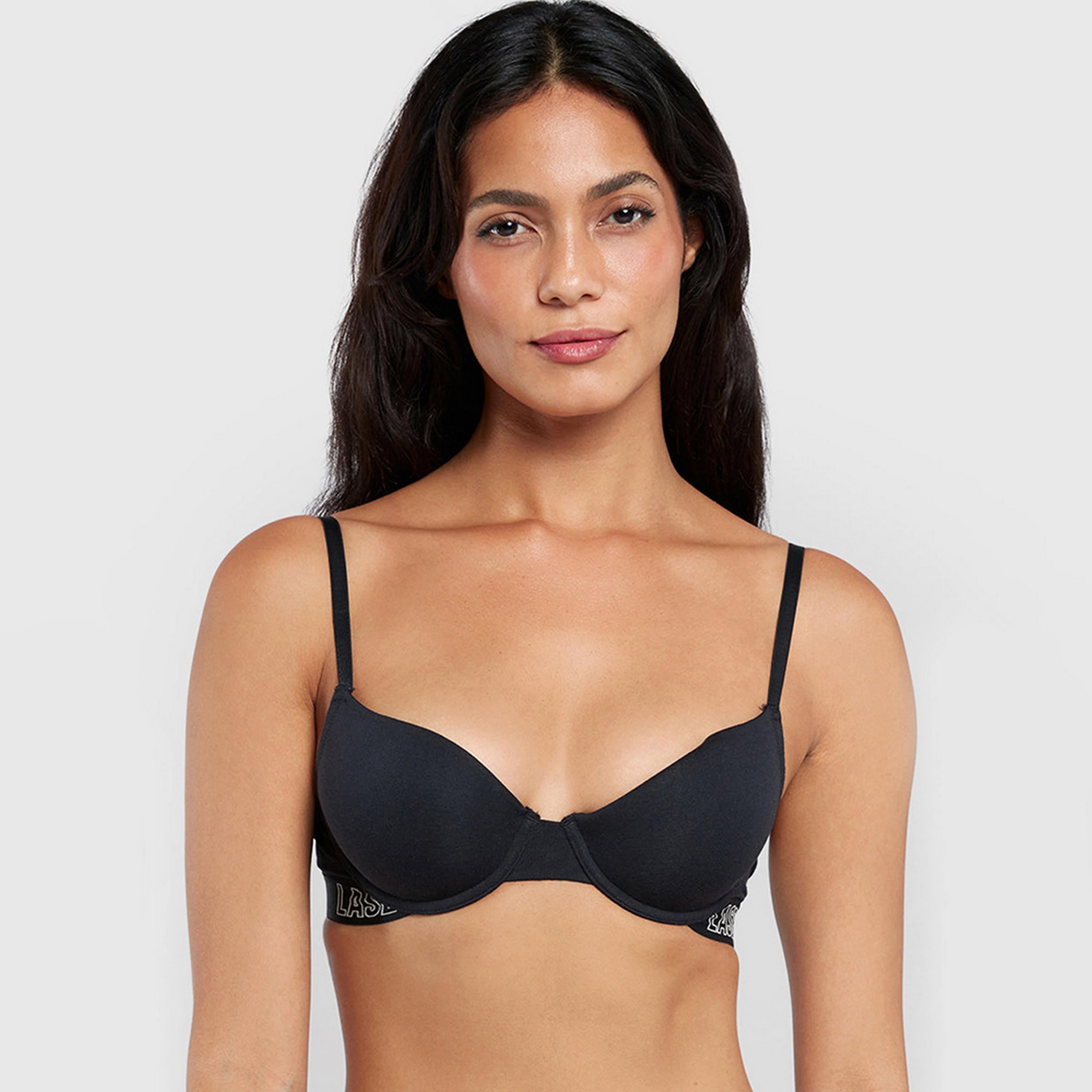 حمالة صدر نسائية ديمي بأسلاك وداعمة متوسطة ومبطنة بشكل خفيف، ريمكس من لا سنزا-women-clothing-lingerie-bras-image-1
