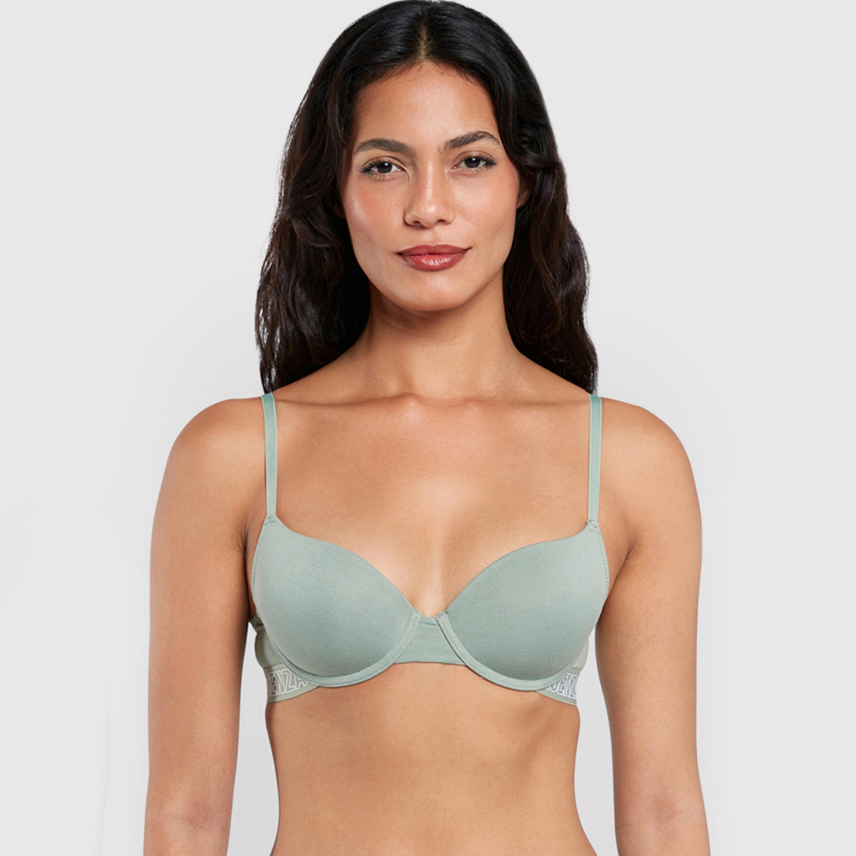 حمالة صدر نسائية ديمي بأسلاك وداعمة متوسطة ومبطنة بشكل خفيف، ريمكس من لا سنزا-women-clothing-lingerie-bras-image-5