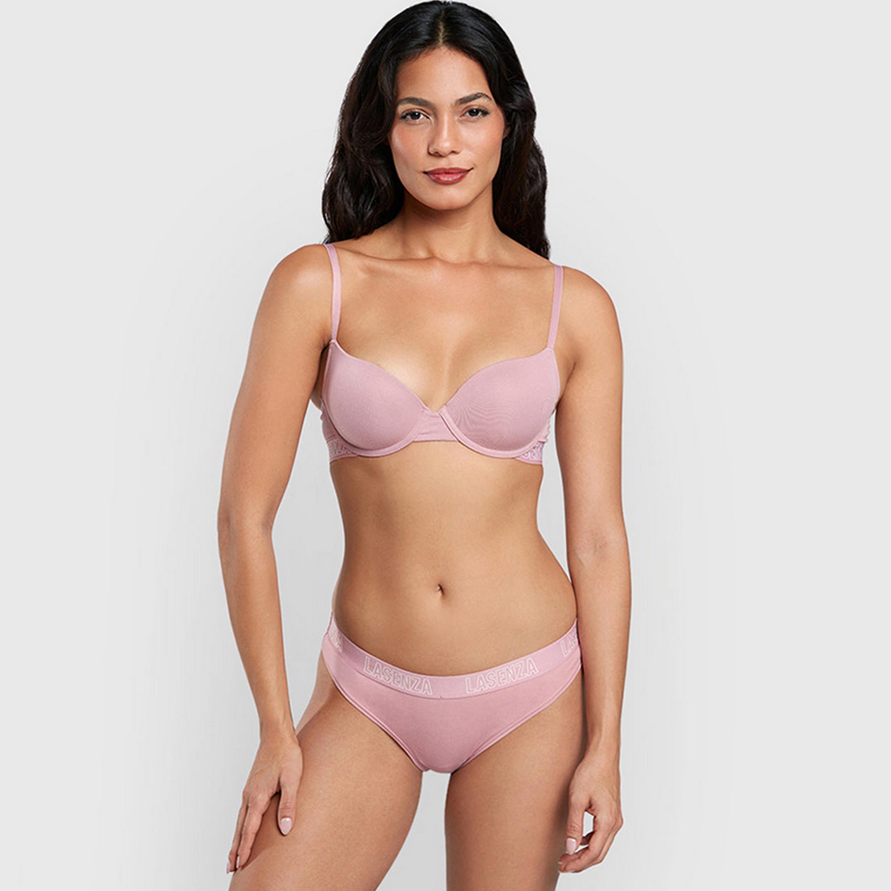 حمالة صدر نسائية ديمي بأسلاك وداعمة متوسطة ومبطنة بشكل خفيف، ريمكس من لا سنزا-women-clothing-lingerie-bras-image-11