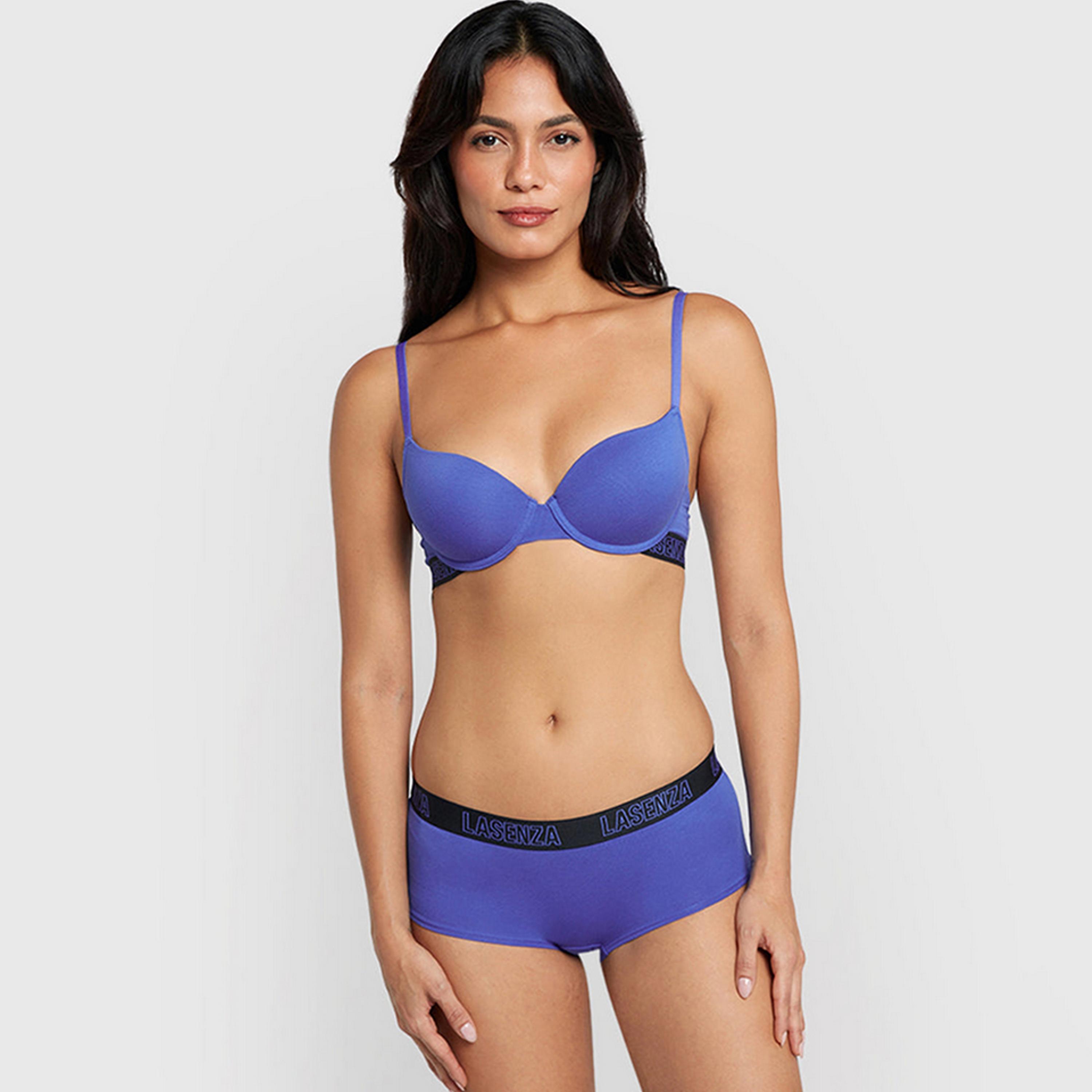 حمالة صدر نسائية ديمي بأسلاك وداعمة متوسطة ومبطنة بشكل خفيف، ريمكس من لا سنزا-women-clothing-lingerie-bras-image-23