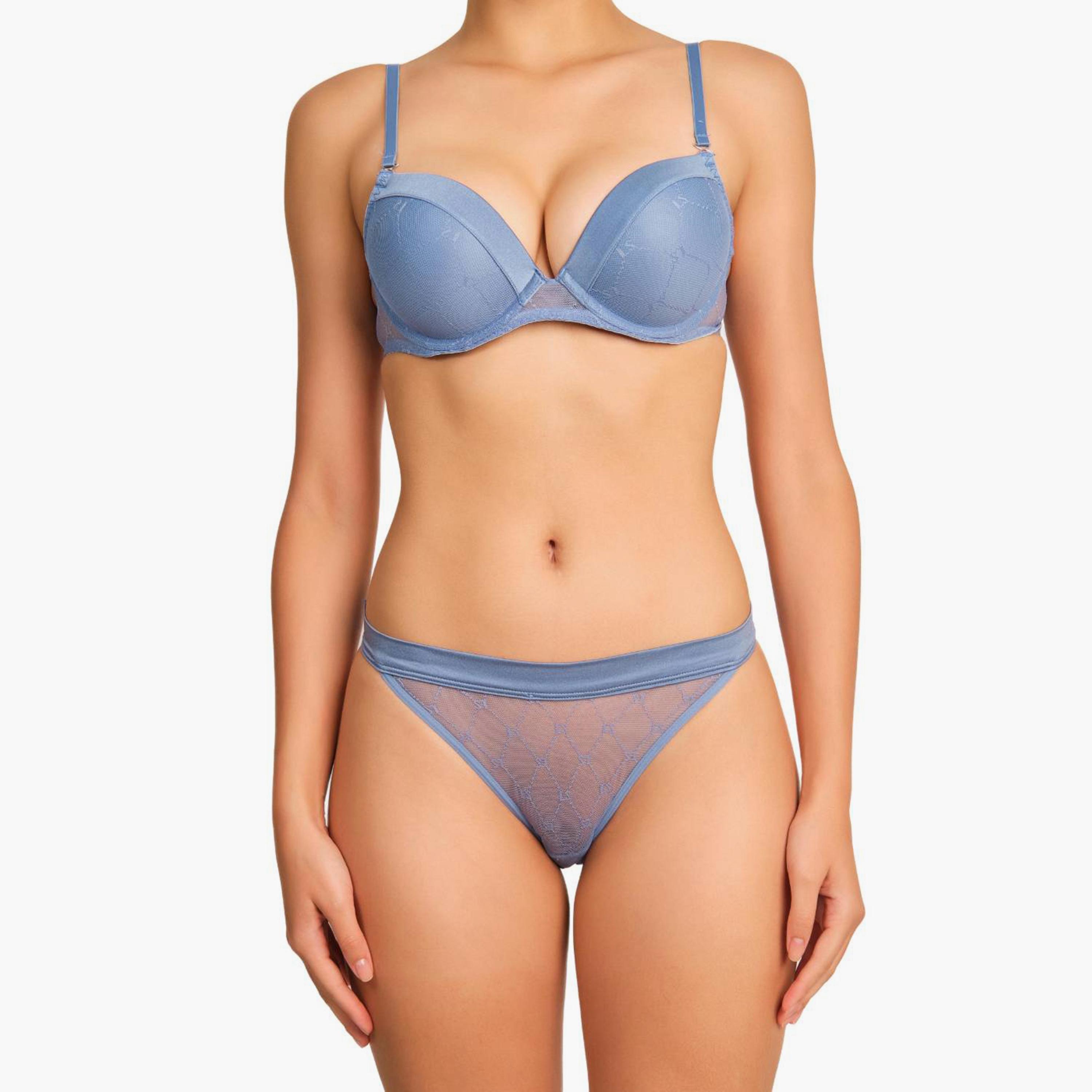 La Senza Mesh Medium Coverage Women's Bikini Panties-women-clothing-lingerie-panties-image-3