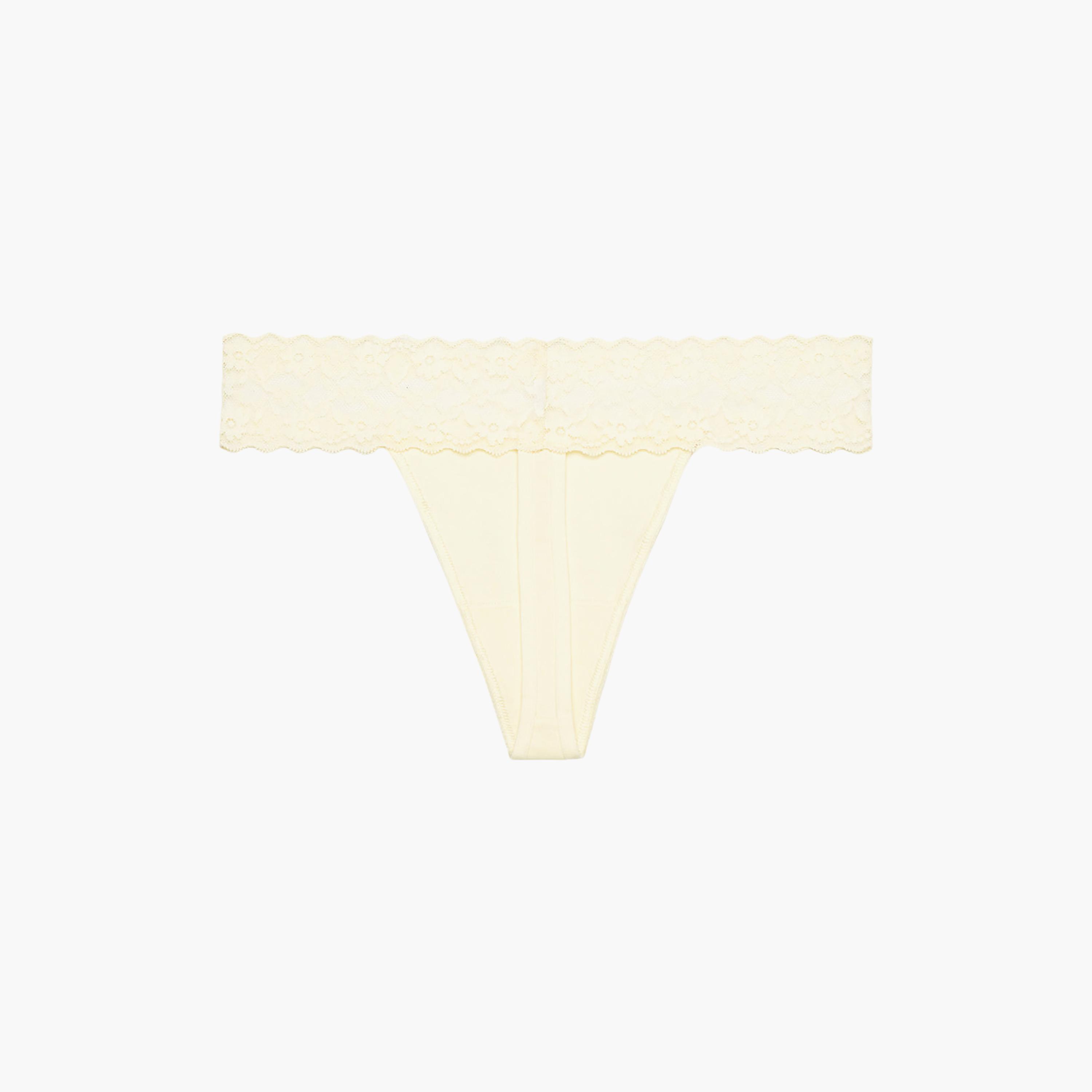 La Senza Remix Low Coverage Women's Thong Panties-women-clothing-lingerie-panties-image-4