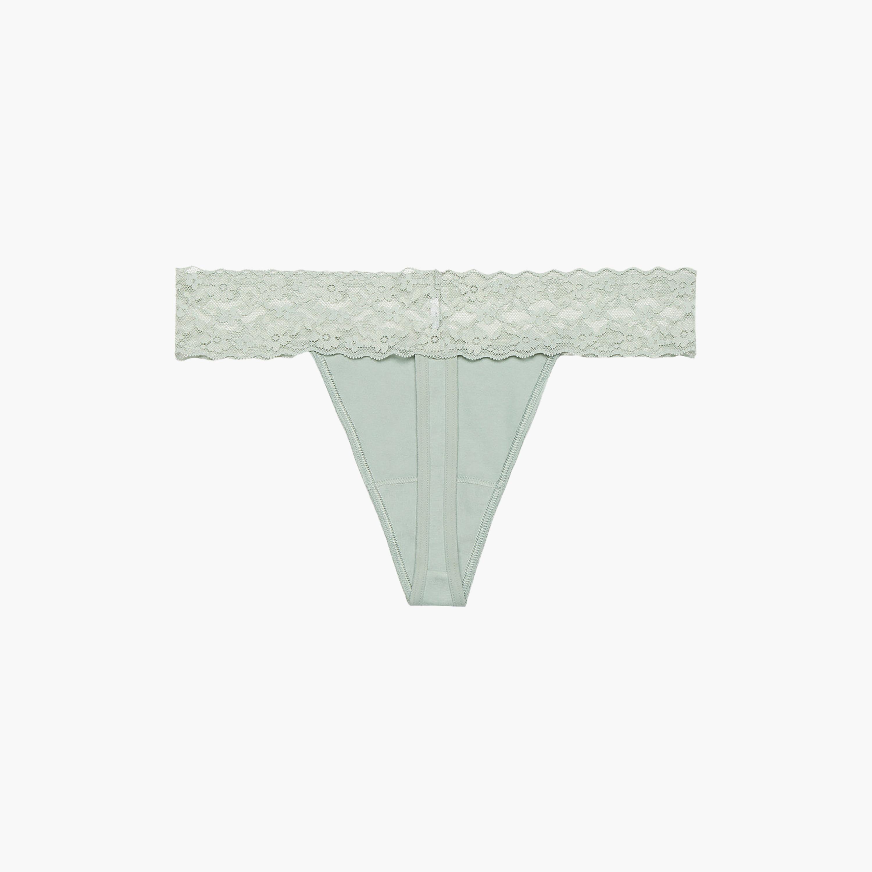 La Senza Remix Low Coverage Women's Thong Panties-women-clothing-lingerie-panties-image-4
