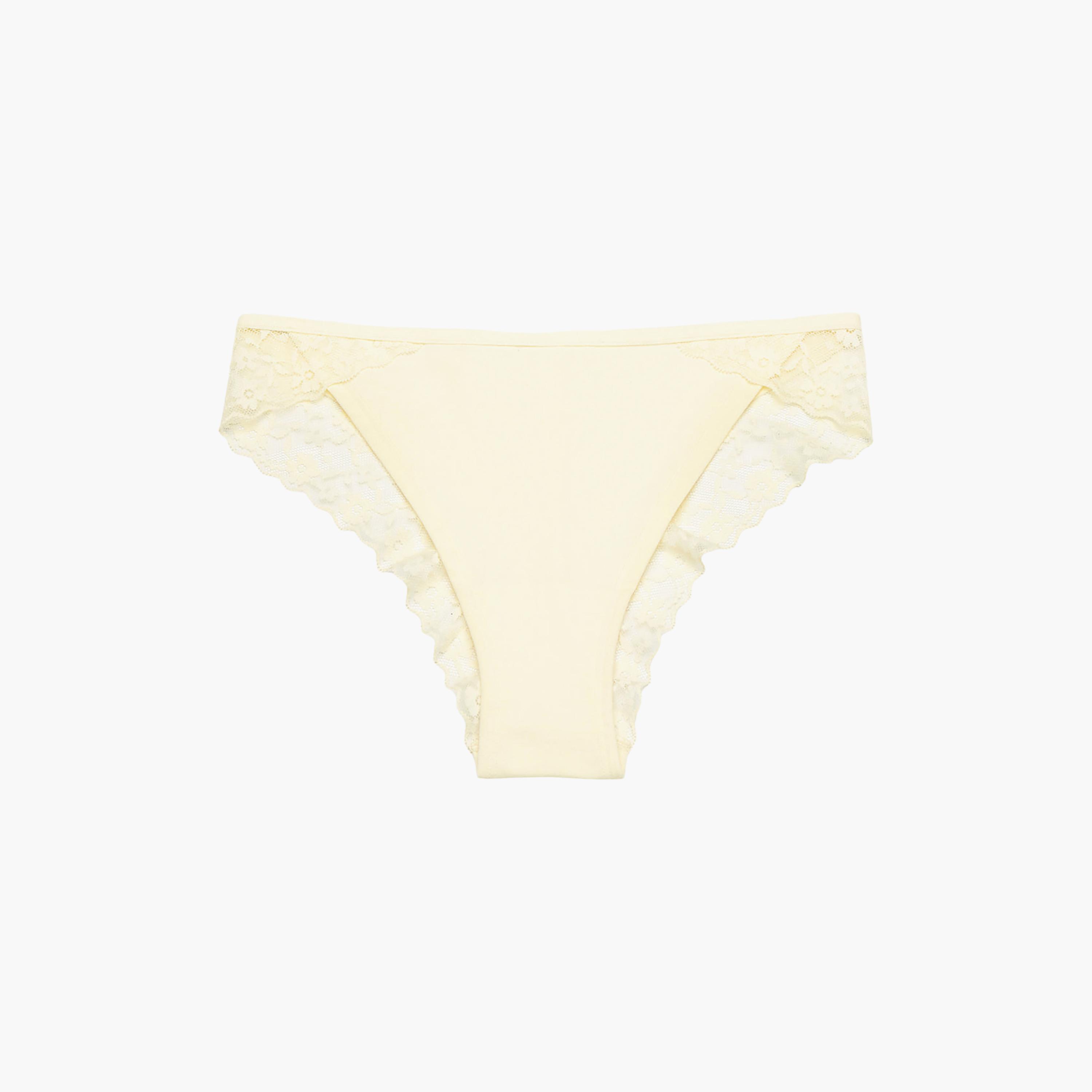 La Senza Trendy Remix Cotton Lace Medium Coverage Women's Cheeky Panties-women-clothing-lingerie-panties-image-3