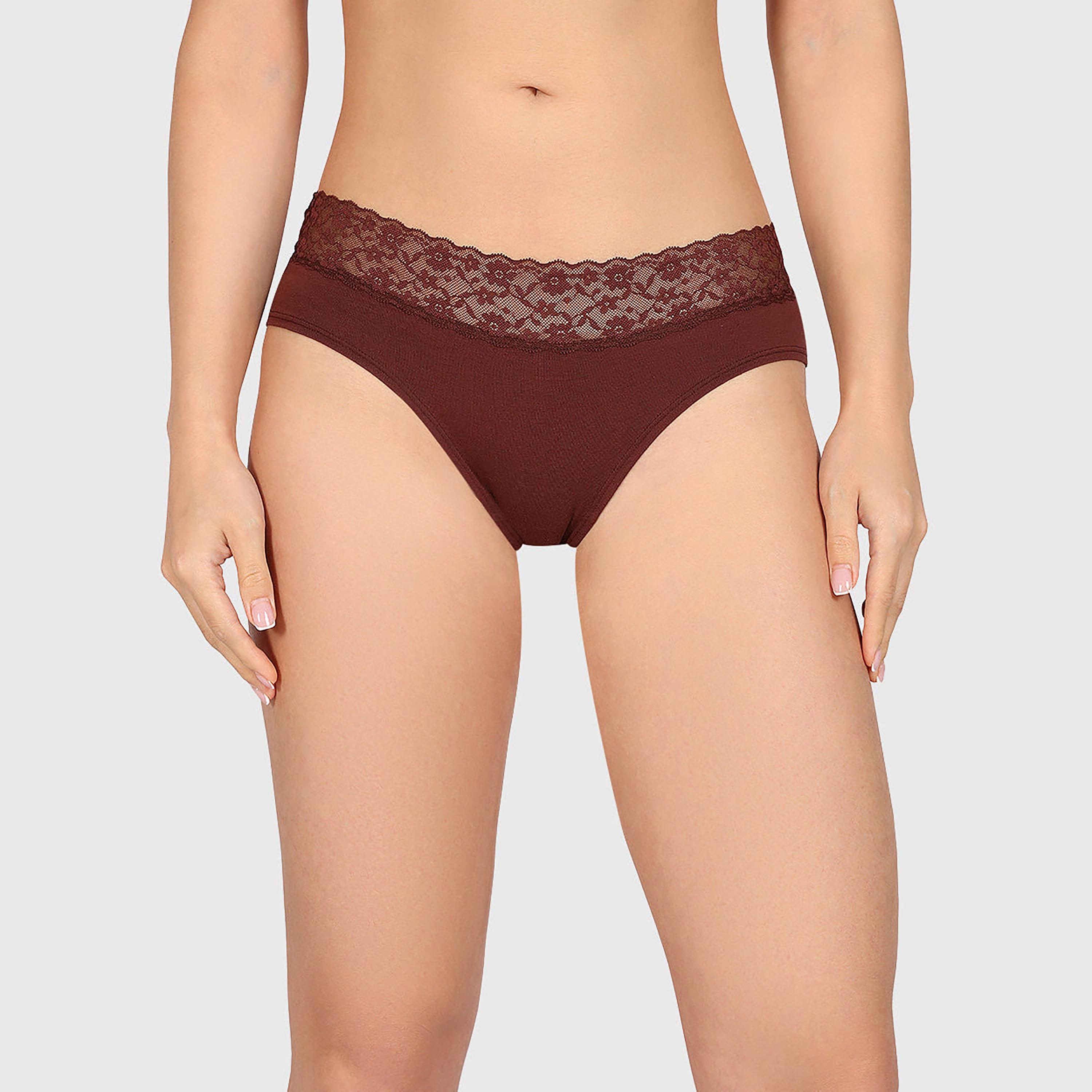 ملابس داخلية نسائية هيبستر قطن ريميكس تريندي تغطية متوسطة من لا سينزا-women-clothing-lingerie-panties-image-13