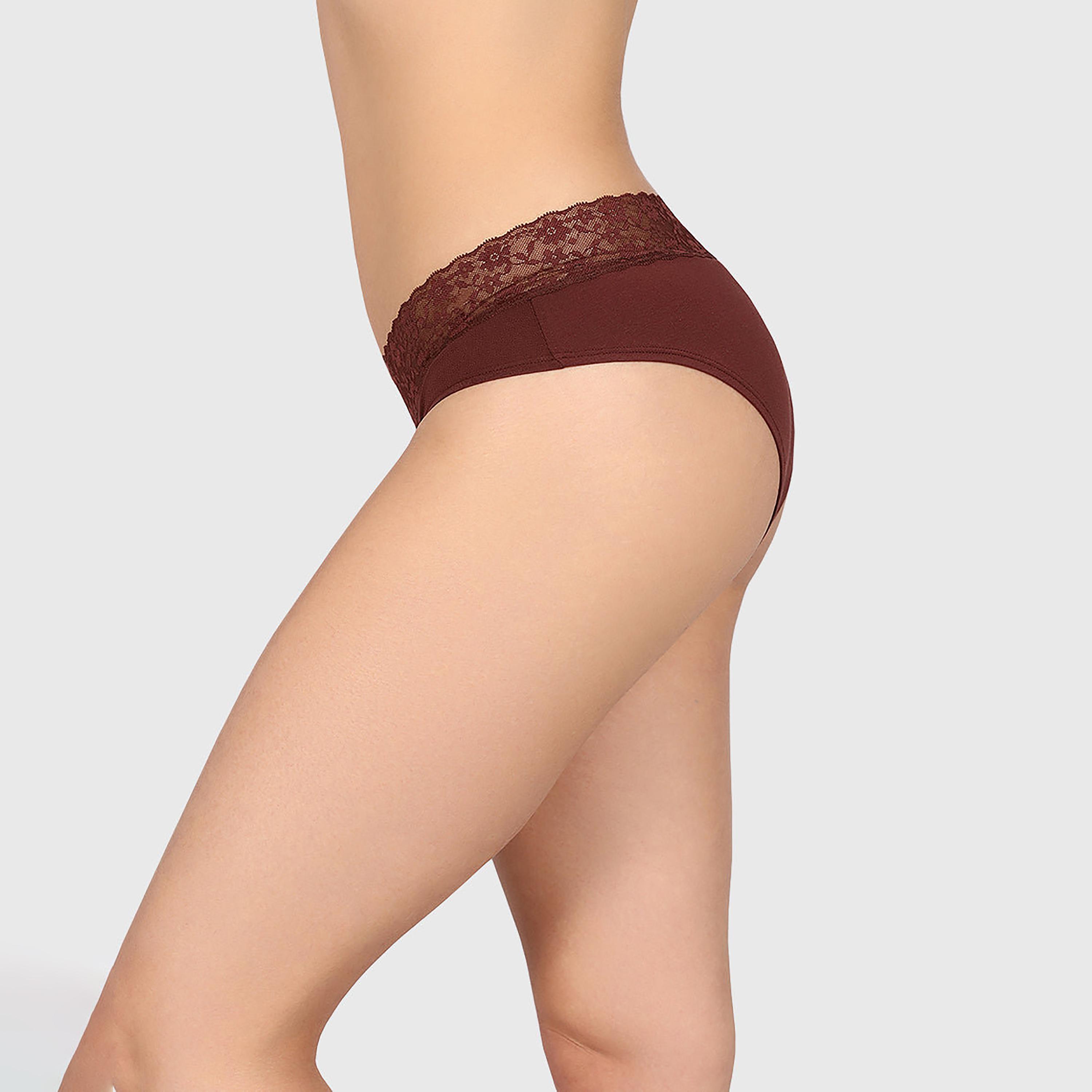 ملابس داخلية نسائية هيبستر قطن ريميكس تريندي تغطية متوسطة من لا سينزا-women-clothing-lingerie-panties-image-14
