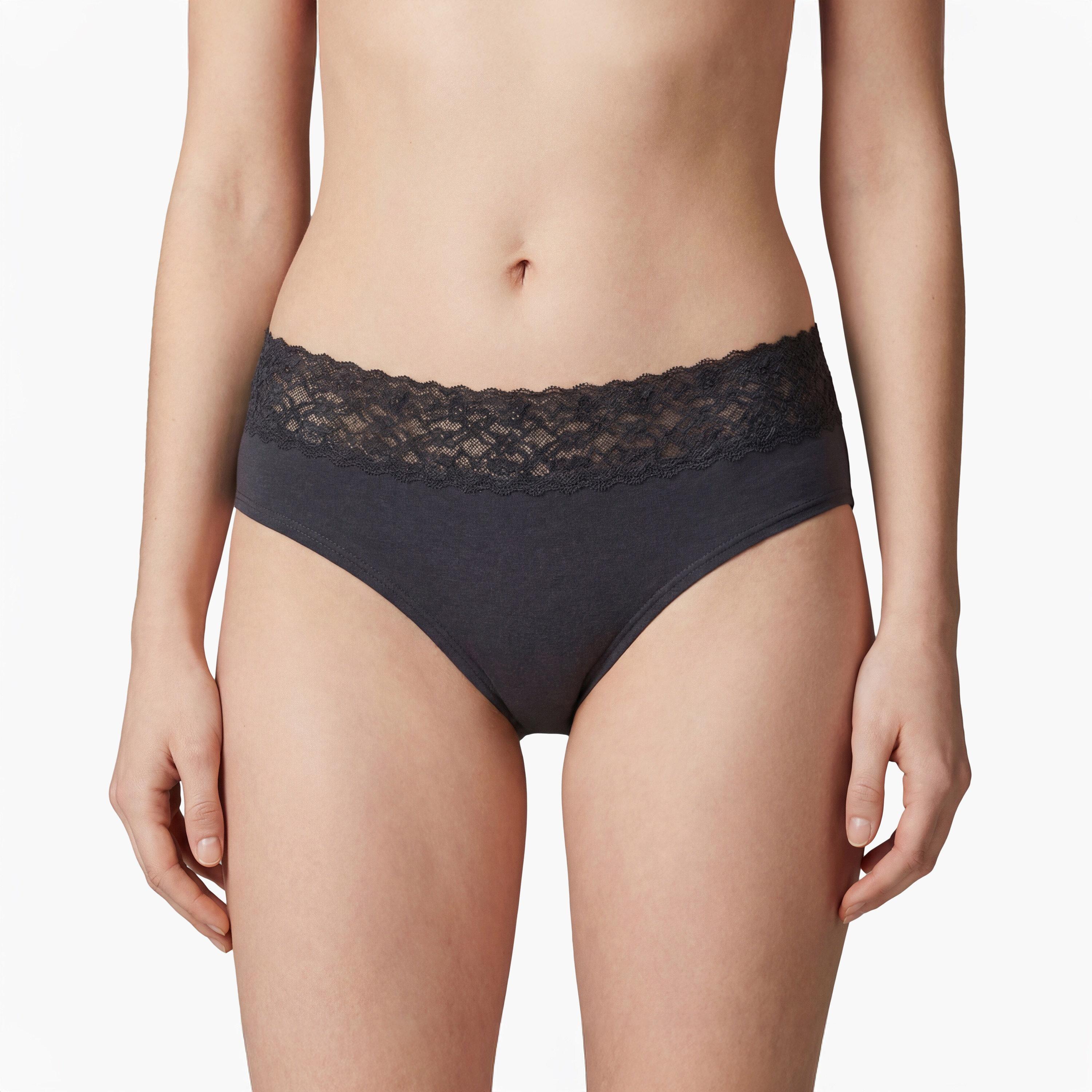 ملابس داخلية نسائية هيبستر قطن ريميكس تريندي تغطية متوسطة من لا سينزا-women-clothing-lingerie-panties-image-37