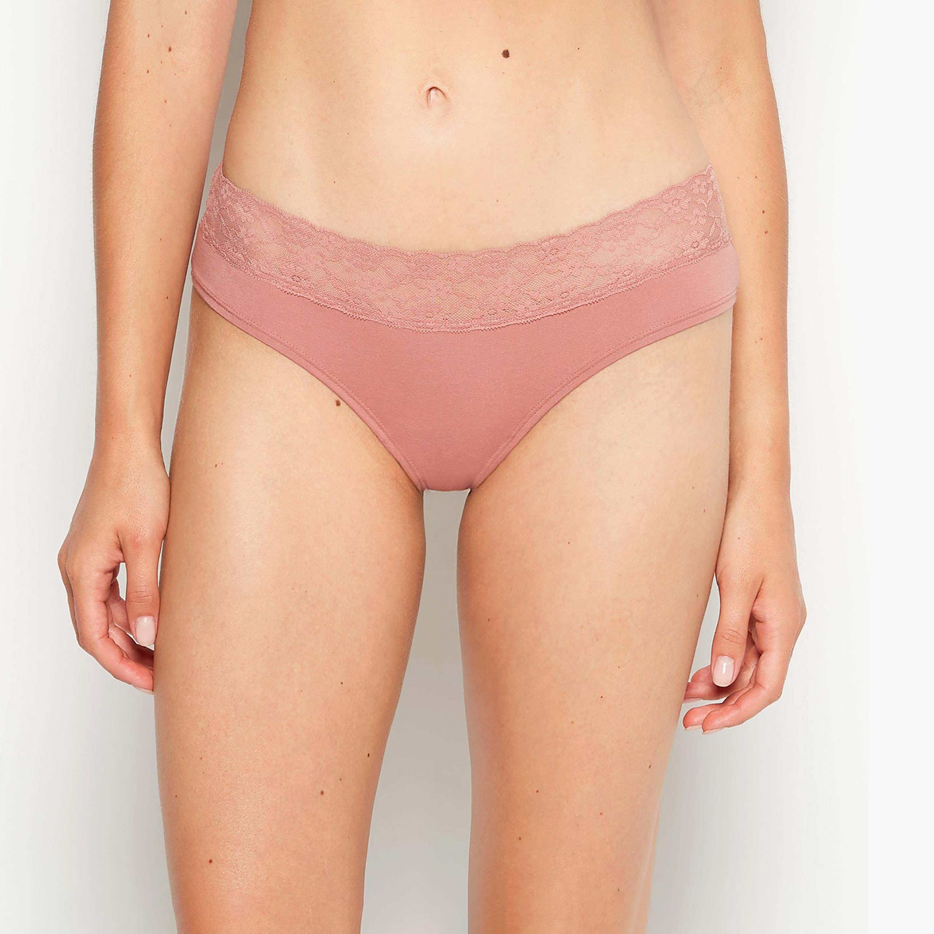 ملابس داخلية نسائية هيبستر قطن ريميكس تريندي تغطية متوسطة من لا سينزا-women-clothing-lingerie-panties-image-1