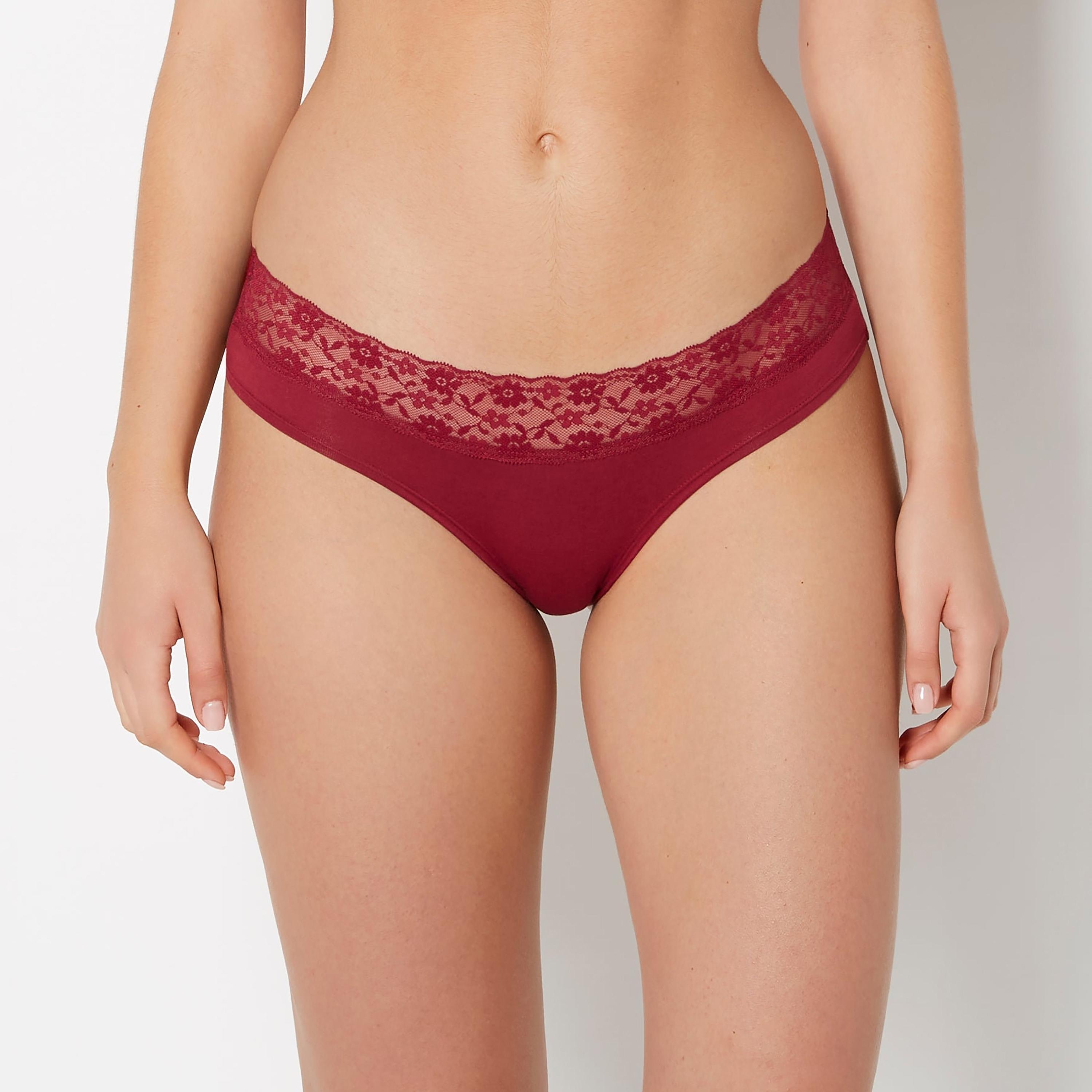 ملابس داخلية نسائية هيبستر قطن ريميكس تريندي تغطية متوسطة من لا سينزا-women-clothing-lingerie-panties-image-8