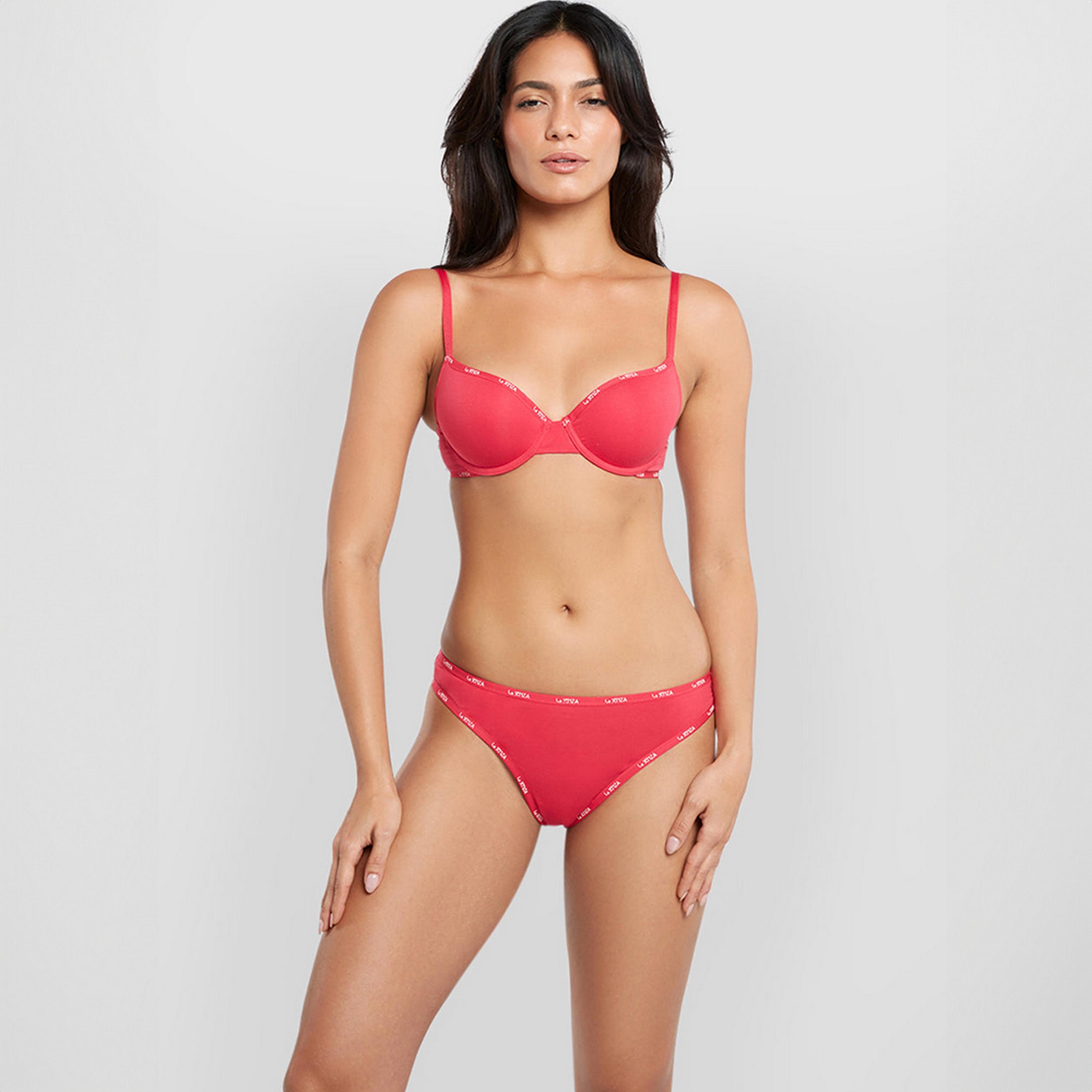 ثونغ نسائي قطن ريمكس بتغطية منخفضة من لا سنزا-women-clothing-lingerie-panties-image-6