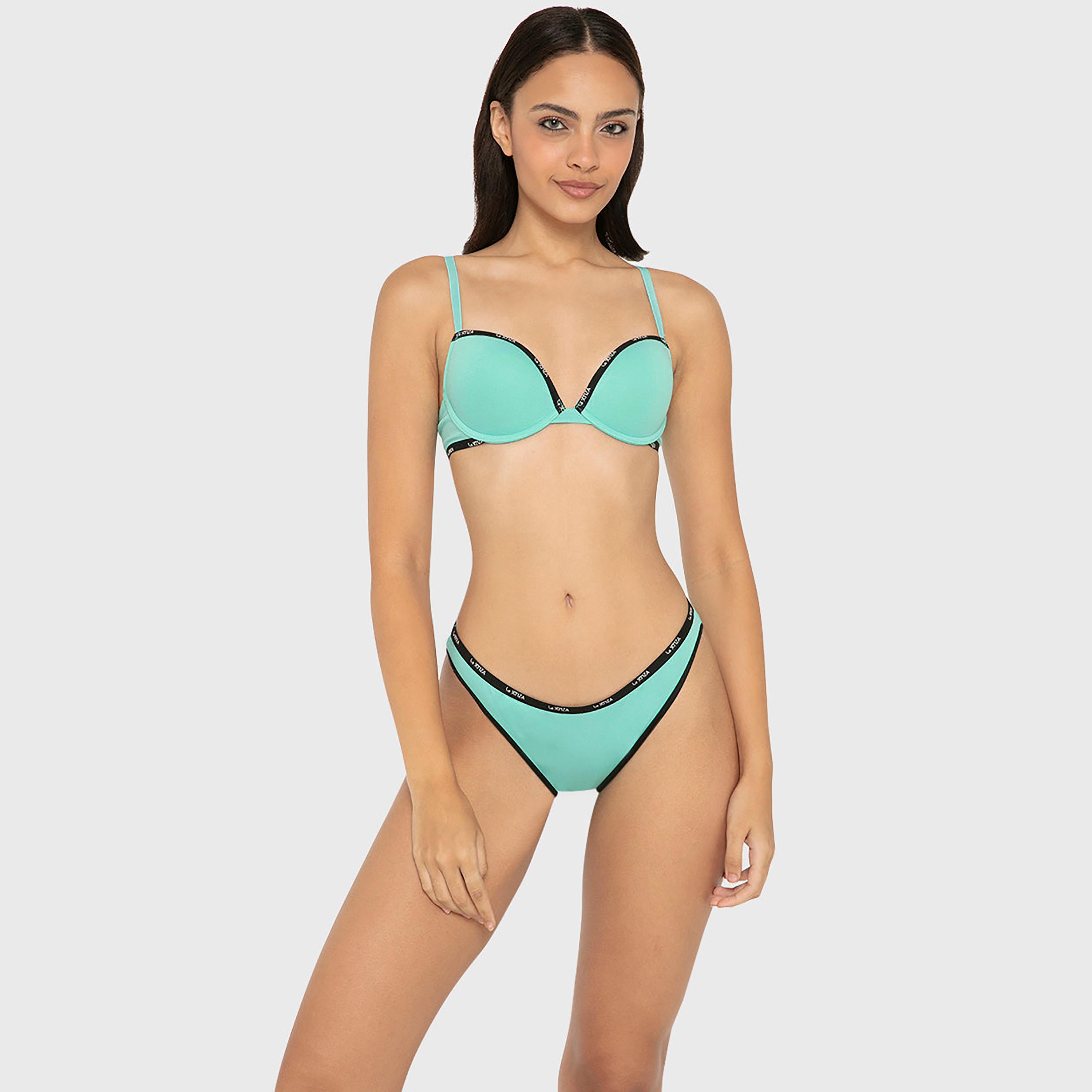 La Senza Cotton Medium Coverage Women's Bikini Panties-women-clothing-lingerie-panties-image-34