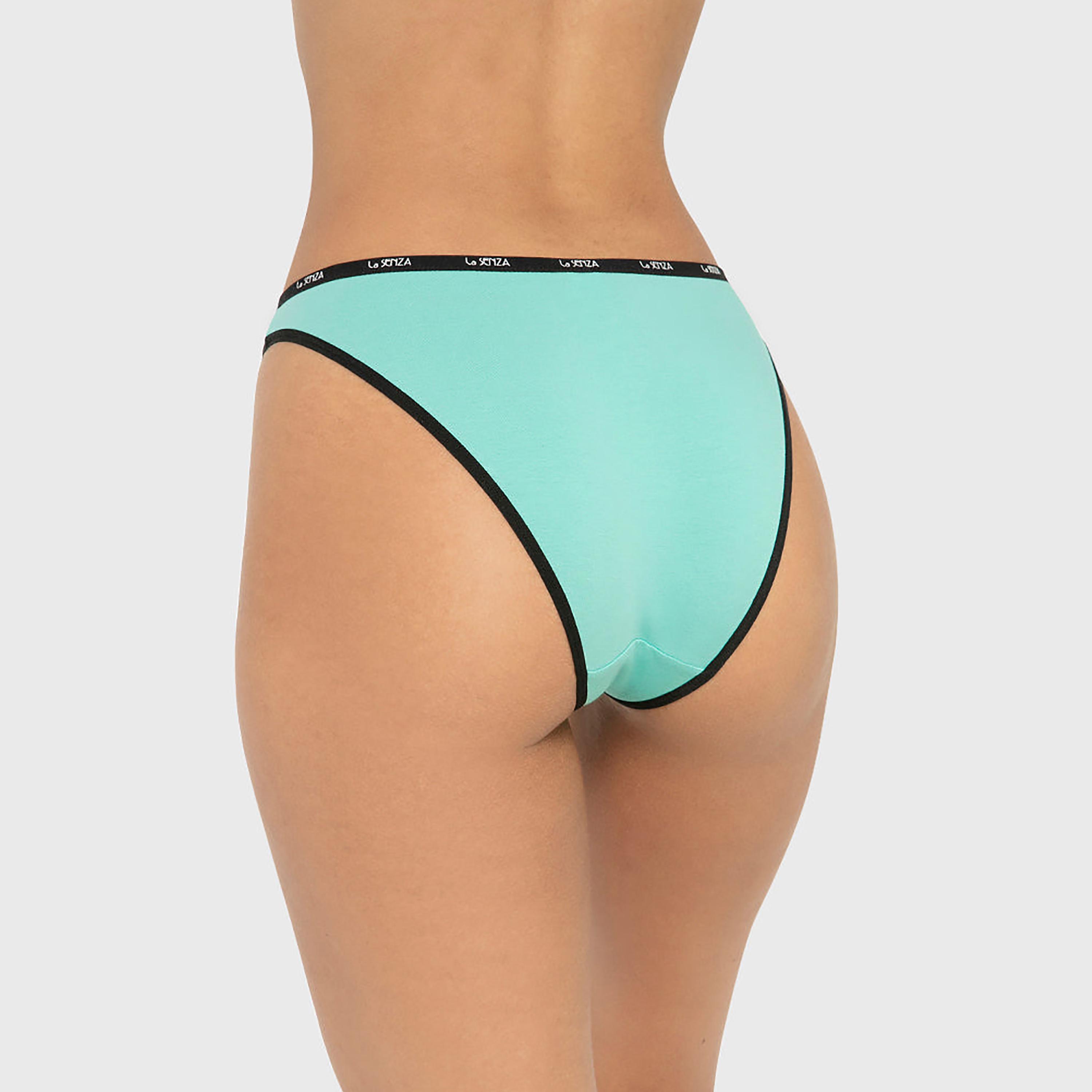 La Senza Cotton Medium Coverage Women's Bikini Panties-women-clothing-lingerie-panties-image-35
