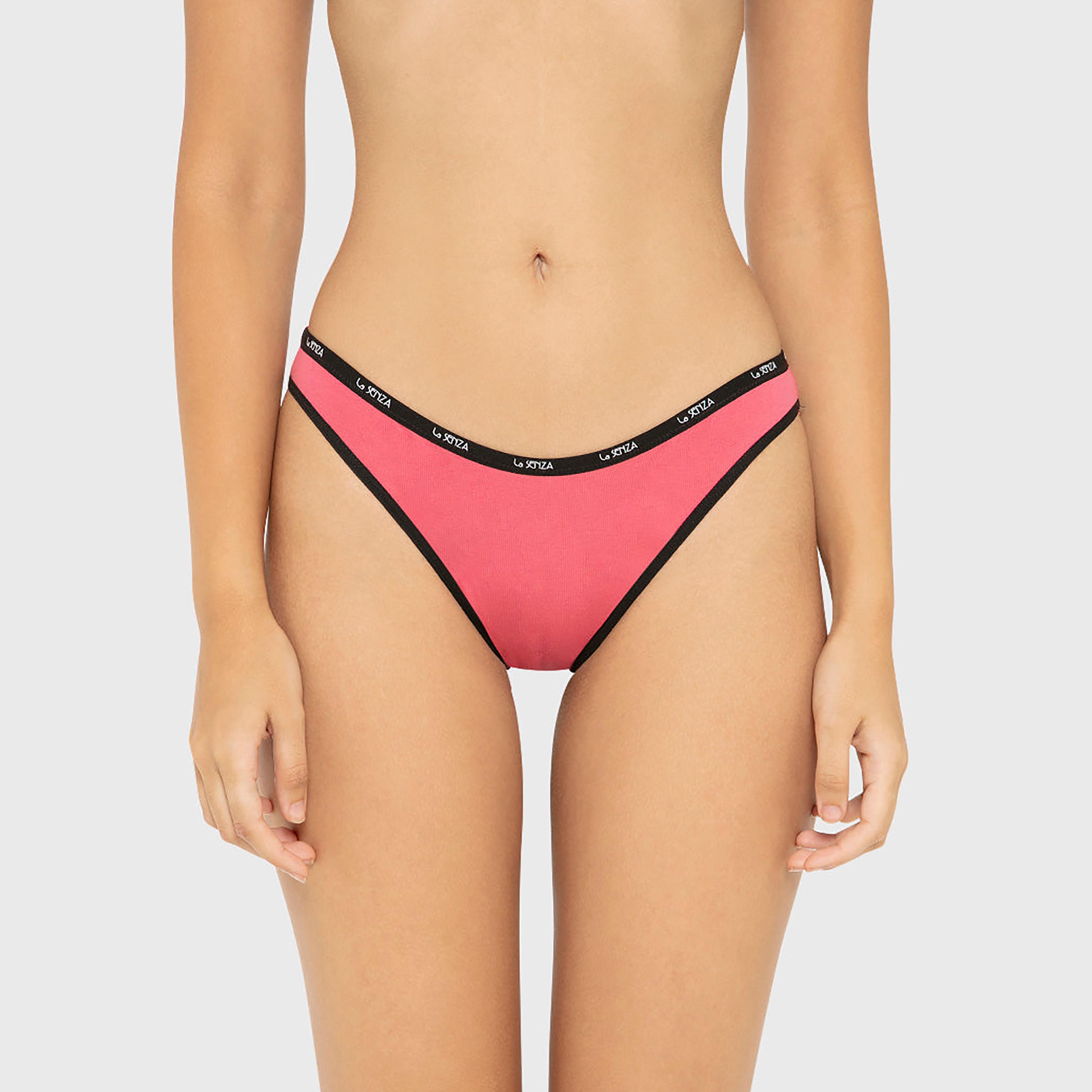 La Senza Cotton Medium Coverage Women's Bikini Panties-women-clothing-lingerie-panties-image-17