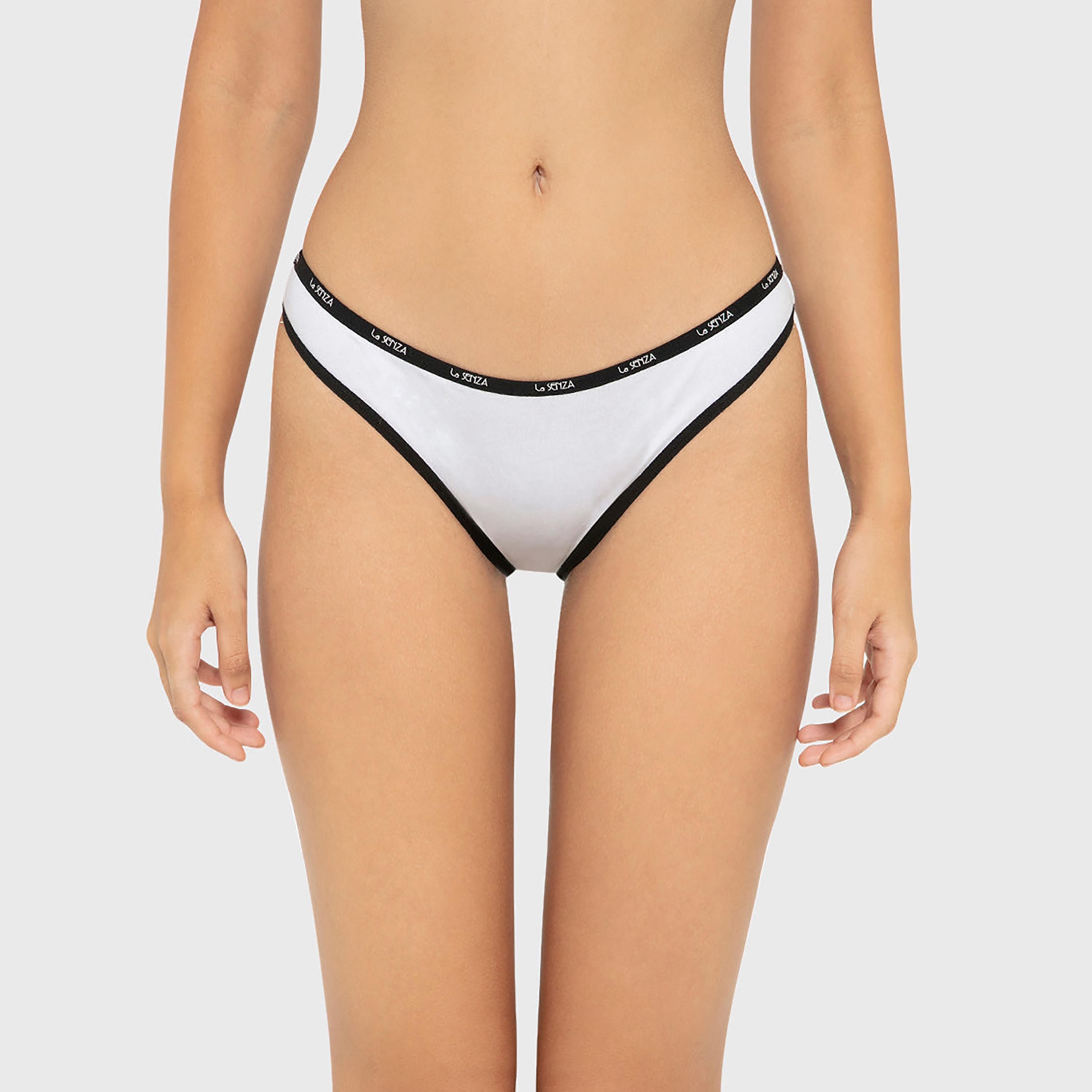 La Senza Cotton Medium Coverage Women's Bikini Panties-women-clothing-lingerie-panties-image-37