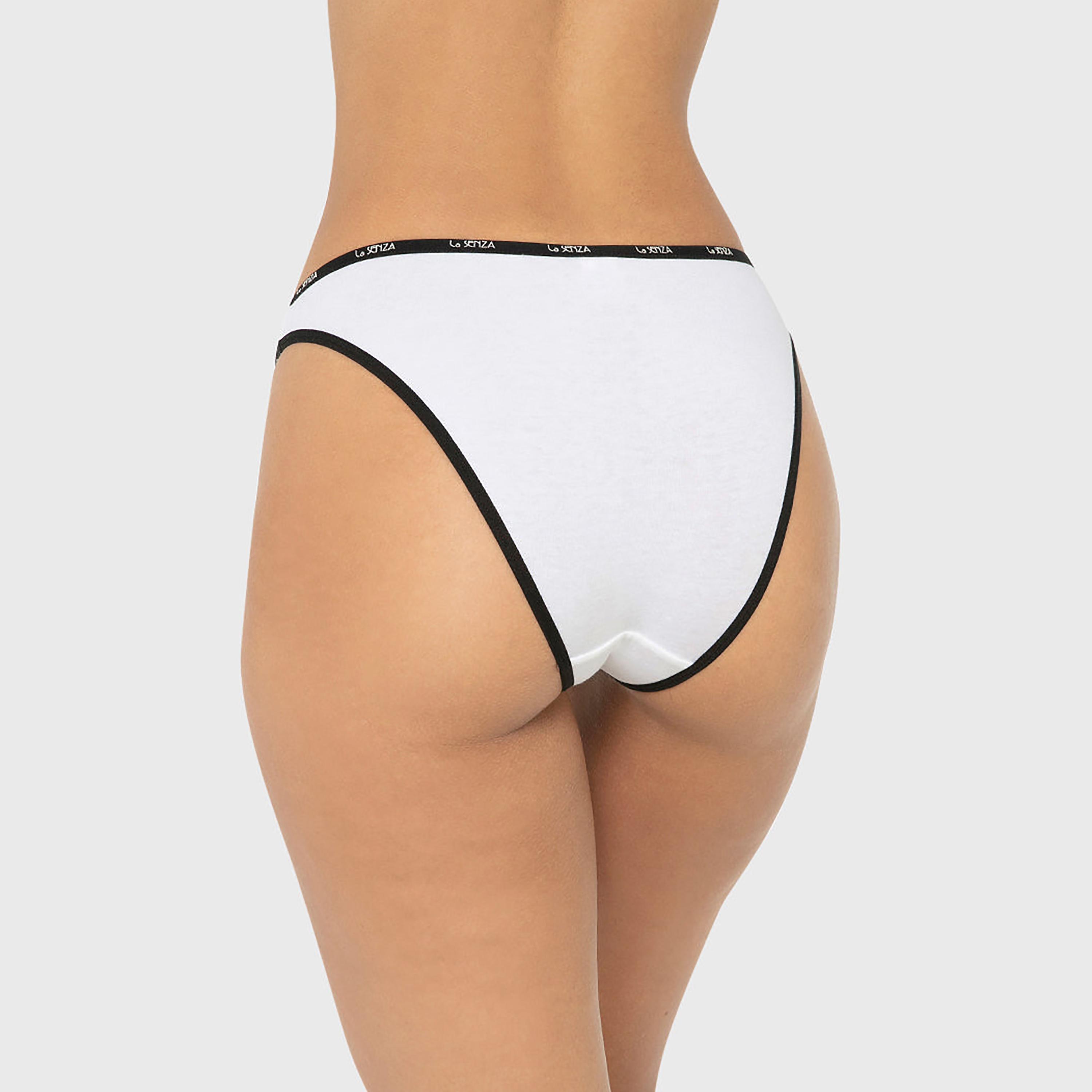 La Senza Cotton Medium Coverage Women's Bikini Panties-women-clothing-lingerie-panties-image-39