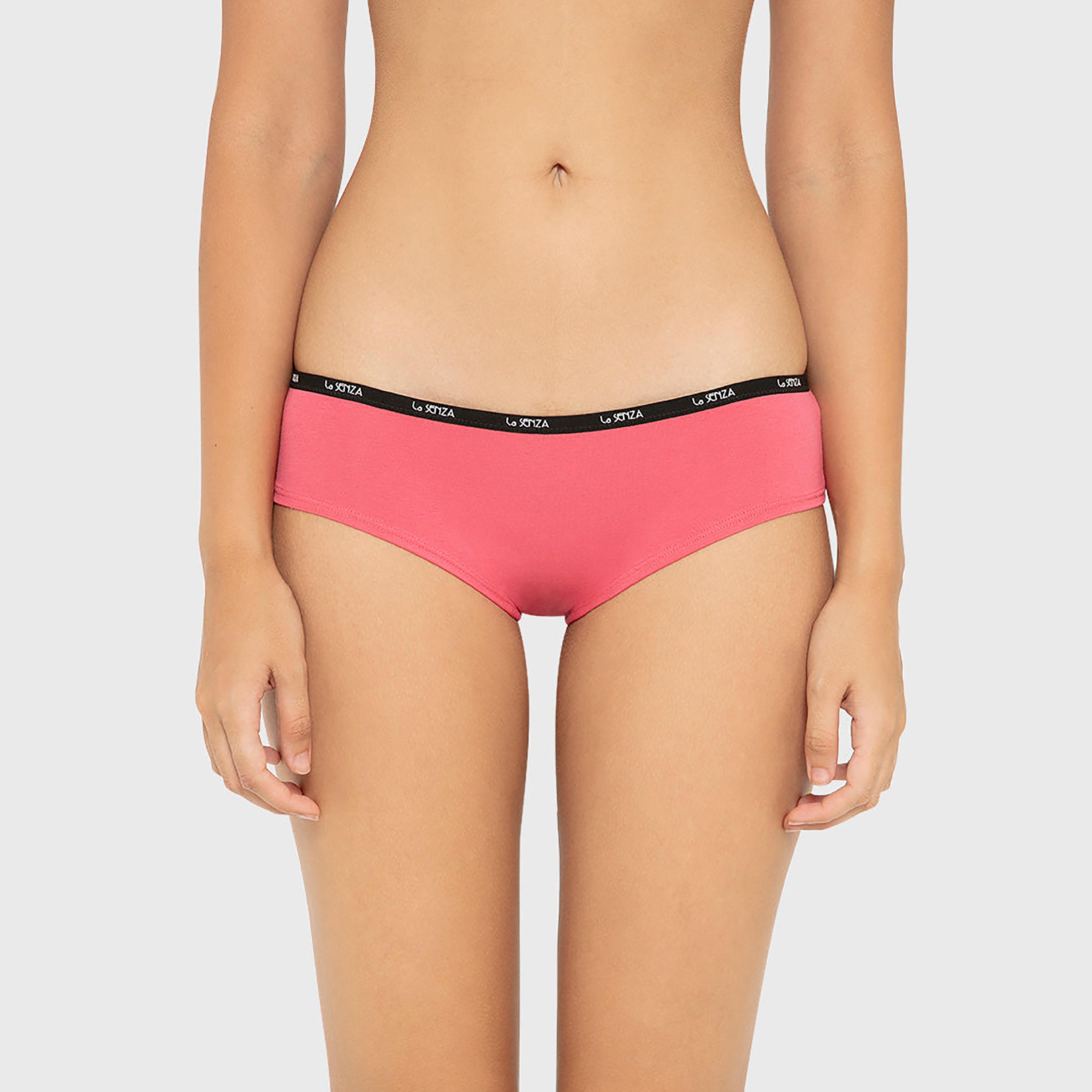 سروال داخلي نسائي هيبيستر قطن بتغطية متوسطة من لا سنزا-women-clothing-lingerie-panties-image-17