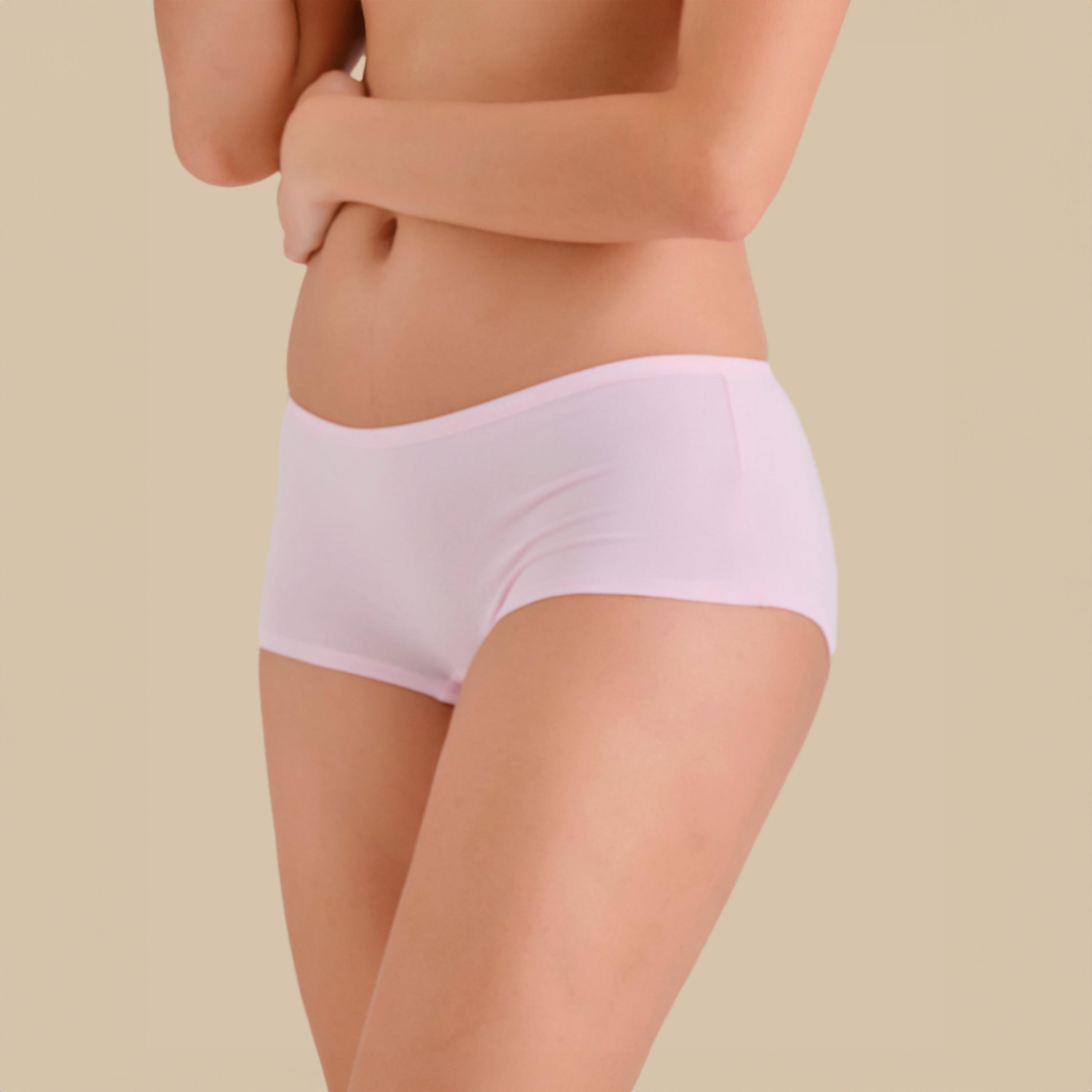 La Senza Essentials Skinny Logo Full Coverage Women's Boyshort Panty-women-clothing-lingerie-panties-image-6