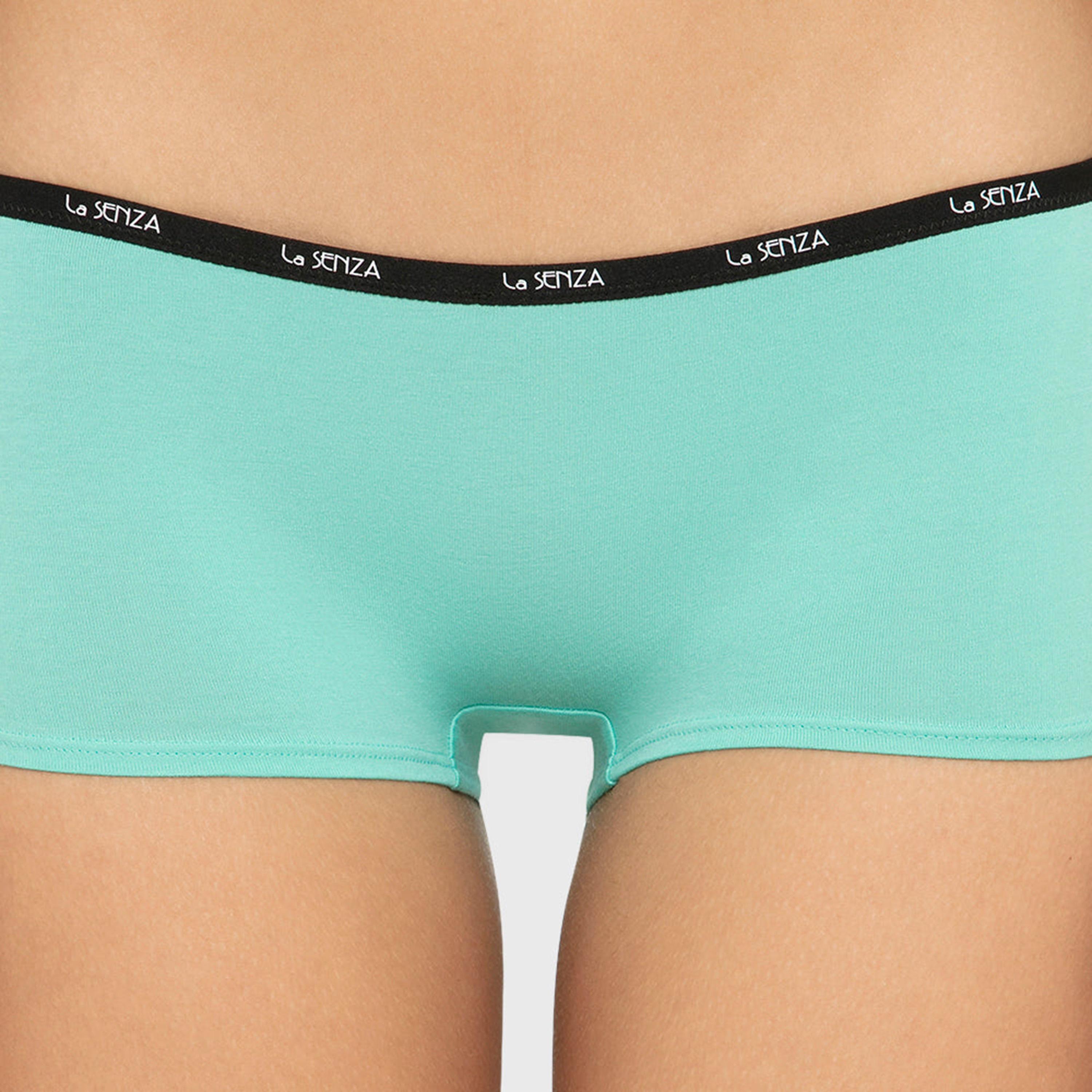 ملابس داخلية نسائية بوي شورت تغطية كاملة قطن ريميكس من لا سينزا-women-clothing-lingerie-panties-image-32