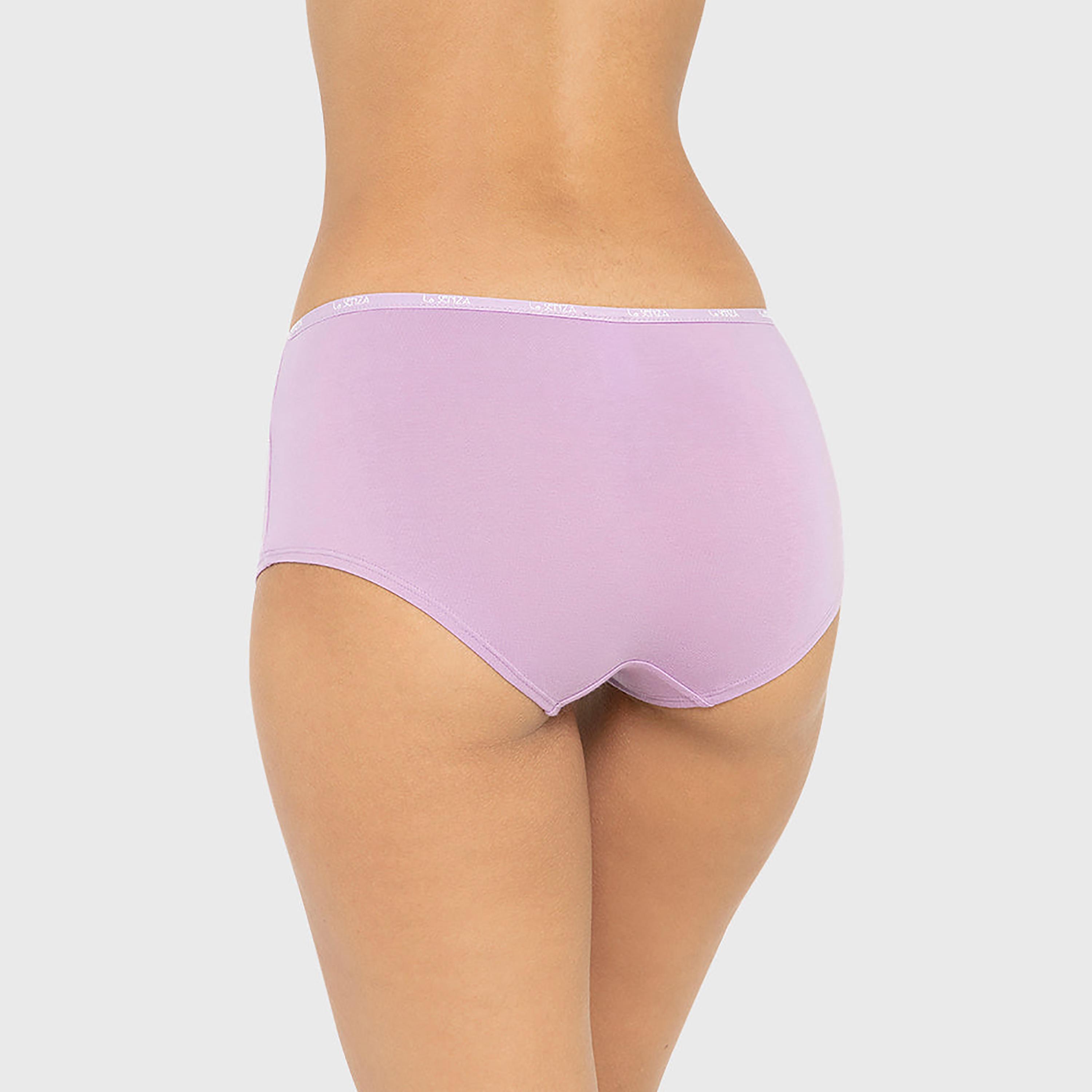 ملابس داخلية نسائية بوي شورت تغطية كاملة قطن ريميكس من لا سينزا-women-clothing-lingerie-panties-image-23